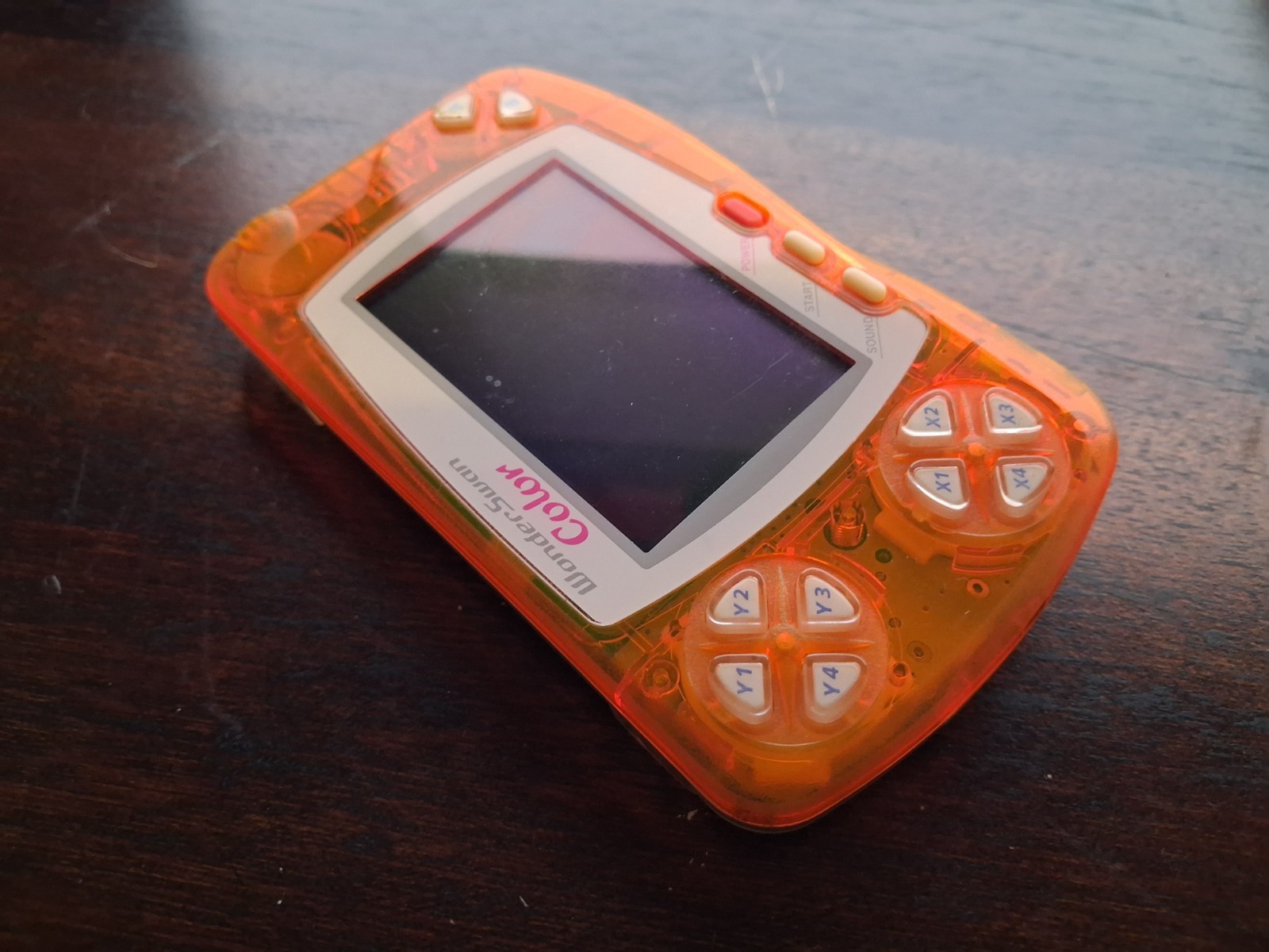 WonderSwan Color Console Crystal Orange | US Seller