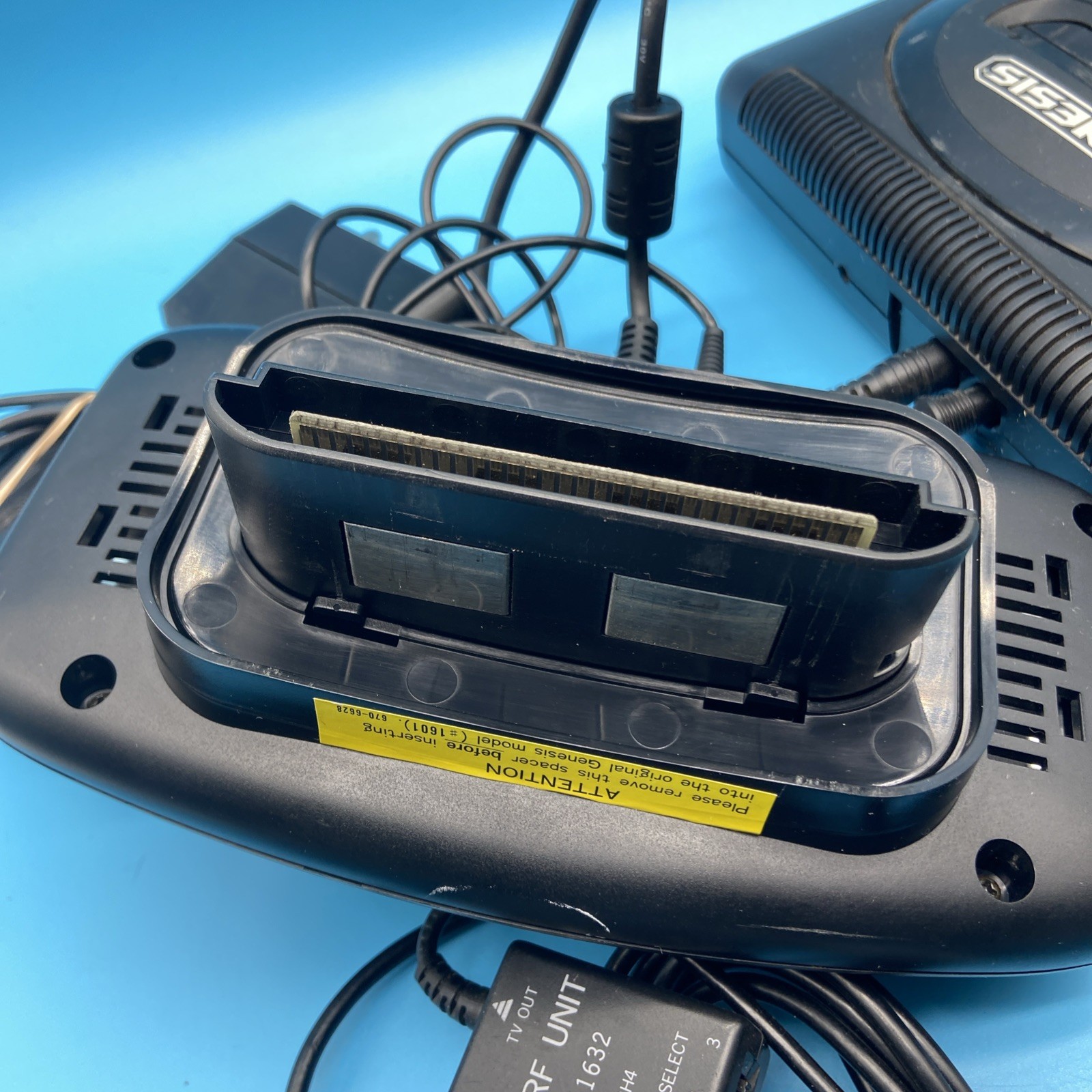 Sega Genesis Model 2 & RARE Sega 32X Add On Bundle WORKING / TESTED