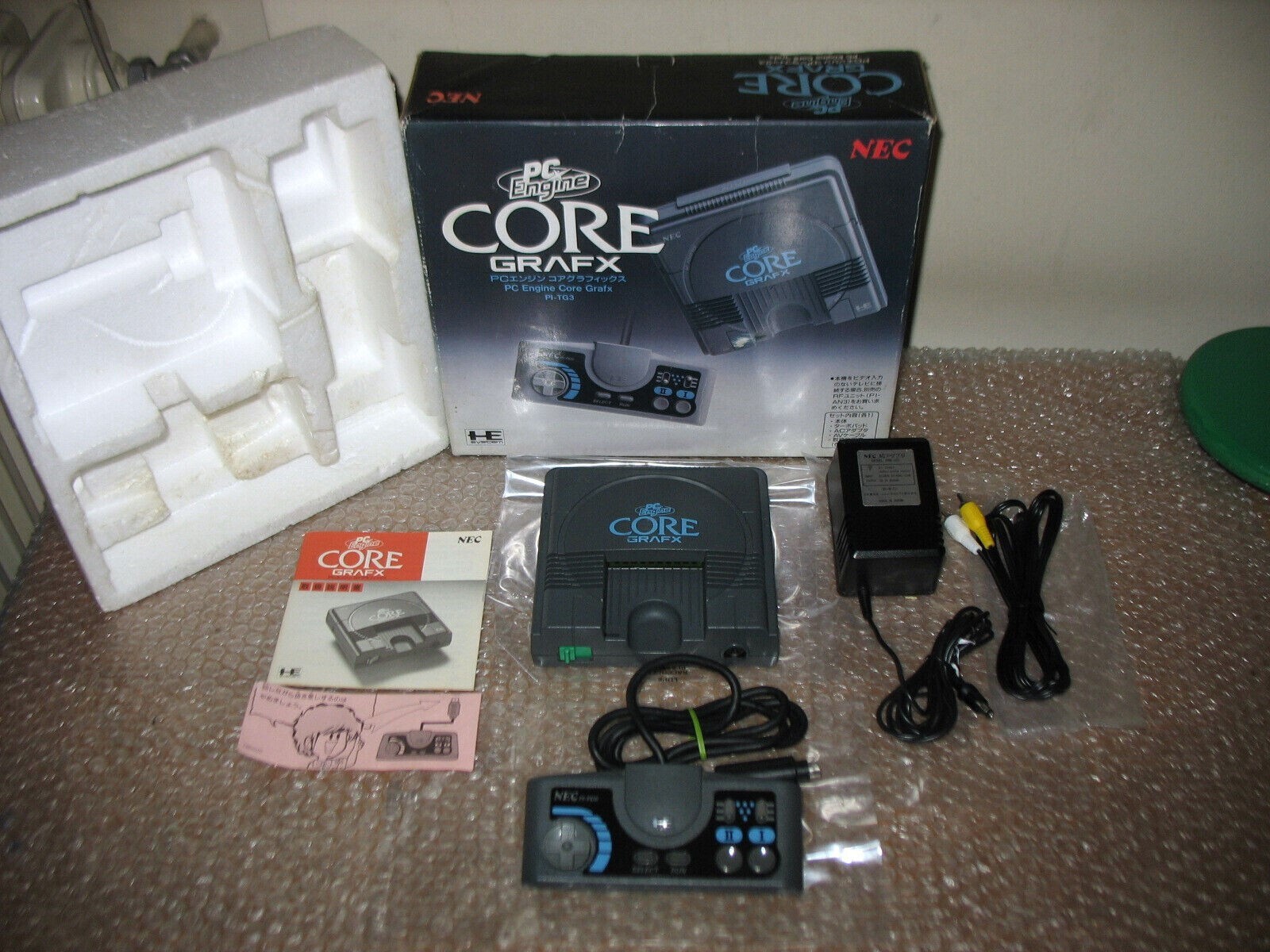 BOXED PC ENGINE CORE GRAFX 1 CONSOLE JAP IMPORT!