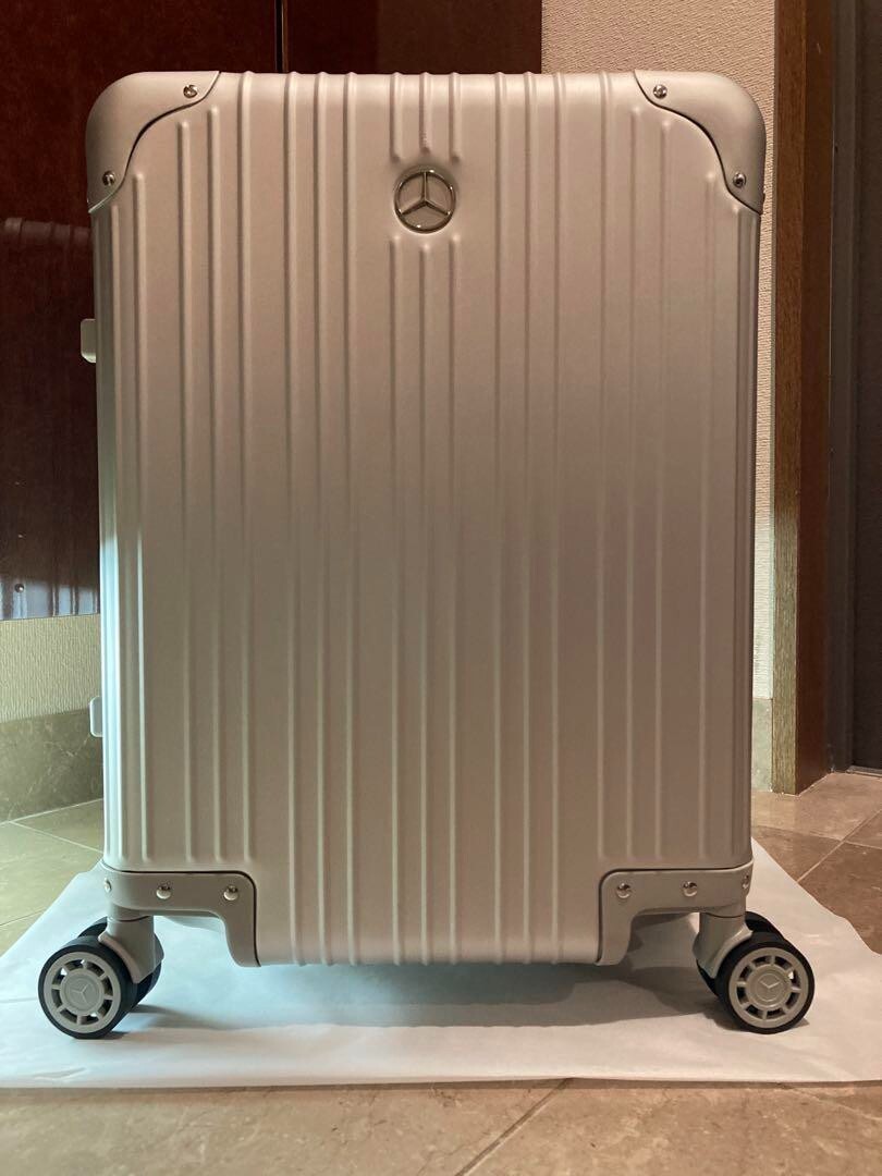 Mercedes Benz Suitcase Carry Bag Benz’s novelty 32L 64L Set Aluminum Silver NEW