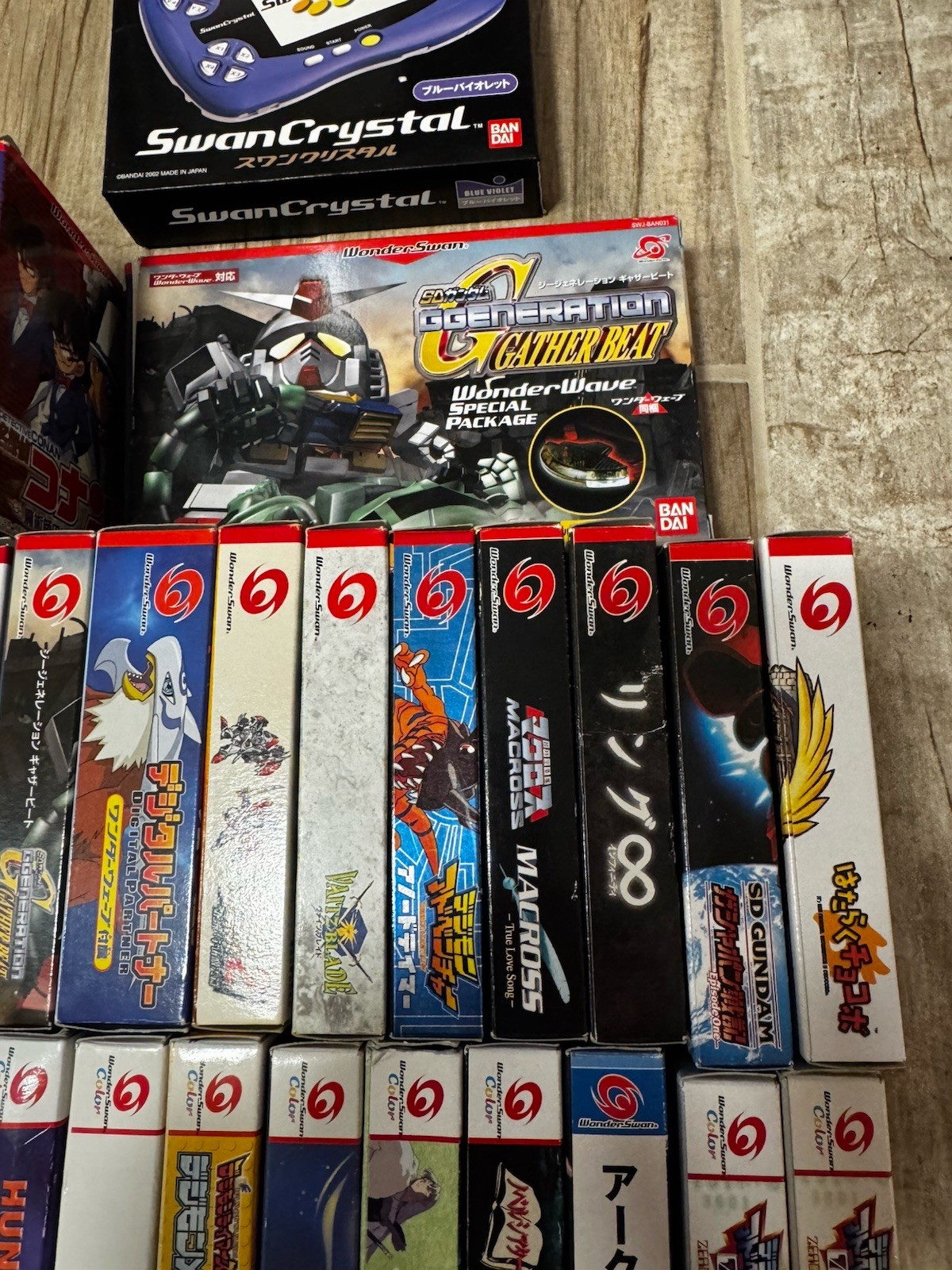 Wonder Swan Crystal Collection 30 Games all CIB Japan WondeSwan system US Seller