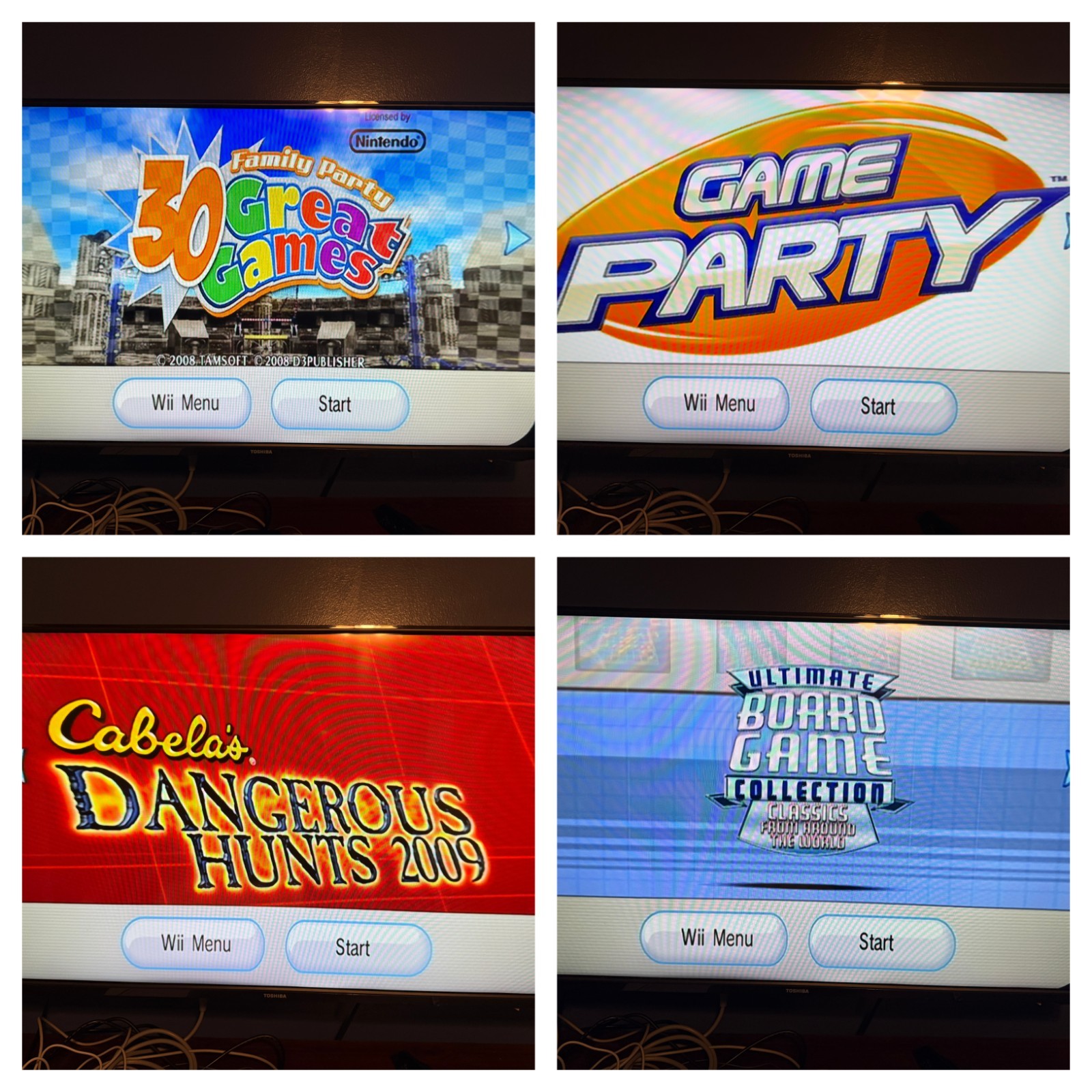 Nintendo Wii Console GameCube Huge Bundle Wii Sports Mario Kart Tested 20 Games!