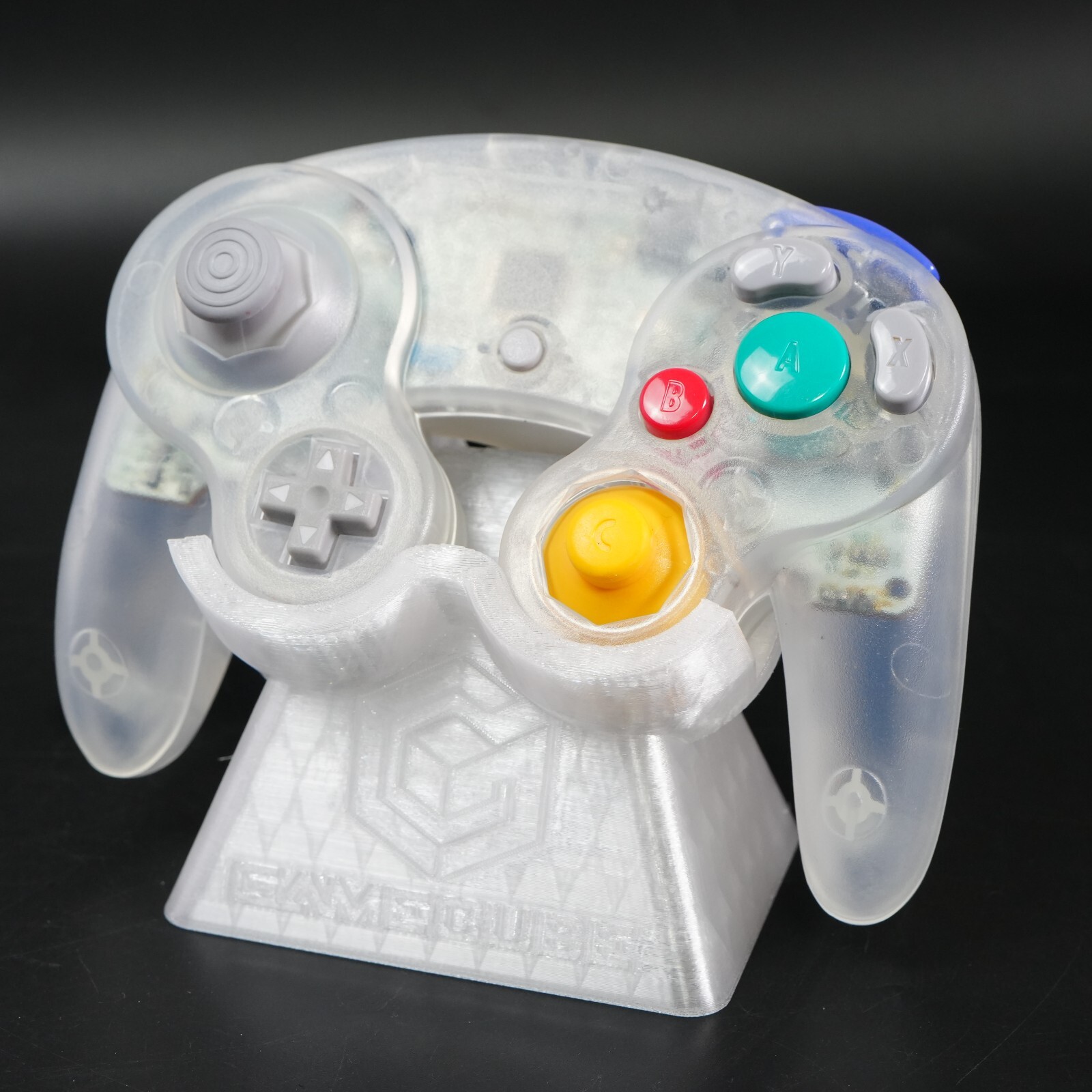 Nintendo GameCube Clear white Shell NTSC U-C/J Region Switch Mod w/GB Player