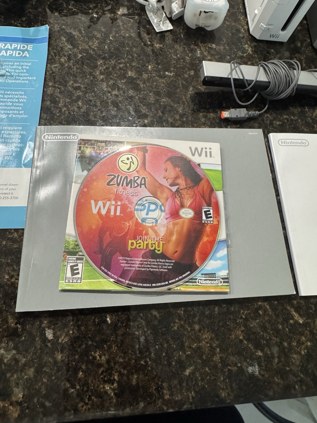 Nintendo Wii White Console with Zumba Fitness: Join the Party Game
