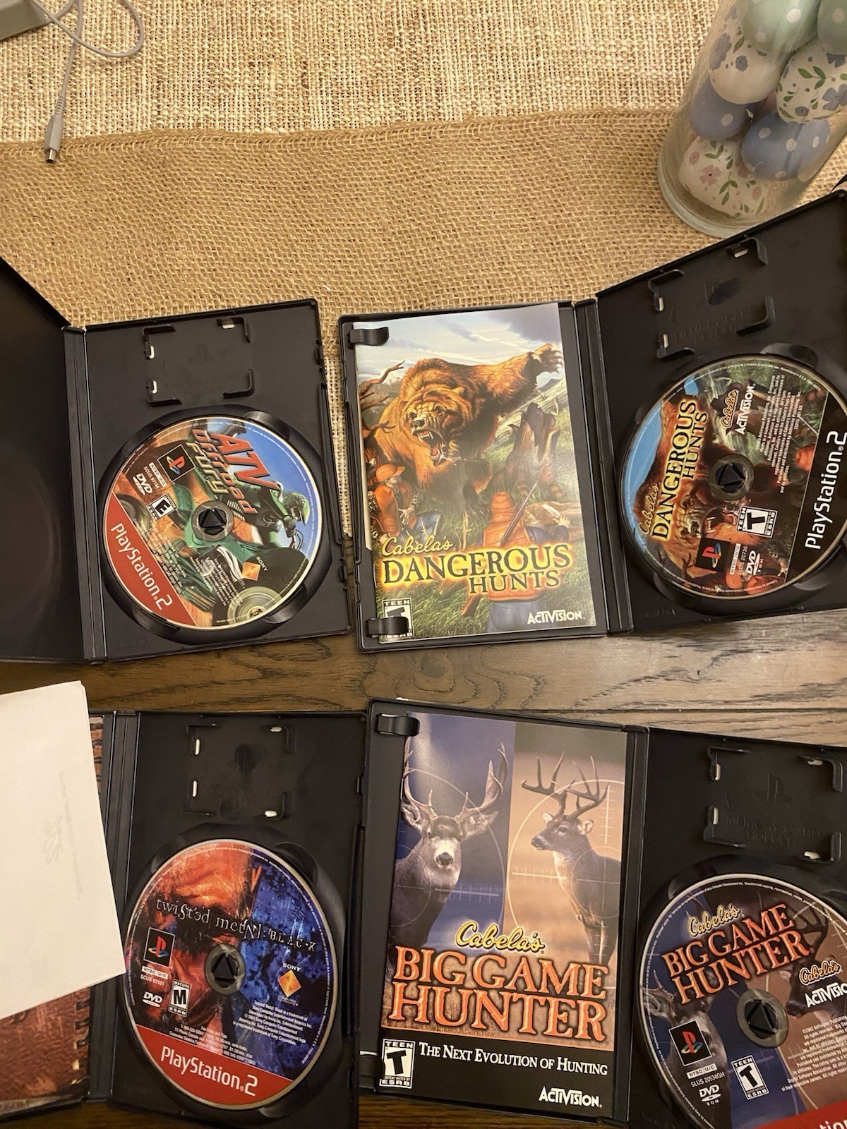 PS2 with Controller, 4 Games, And A 8mb Memory Card