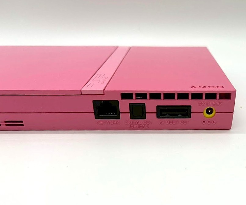 SONY Playstation2 PS2 Slim Console SCPH-77000 PK Controller Game NTSC-J #510