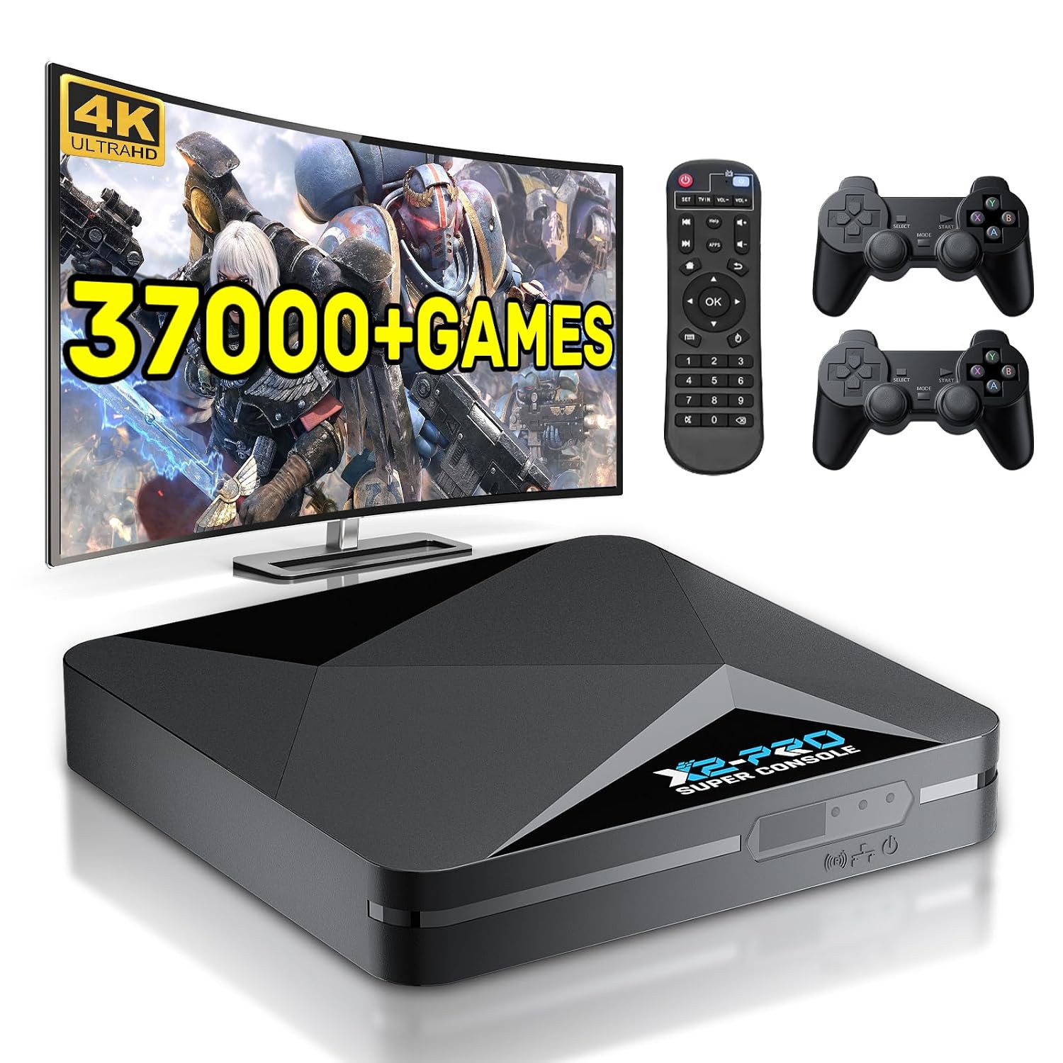 Retro Game Console, Super Console X2 Pro Built-In 37000+ Games, Video Game Conso