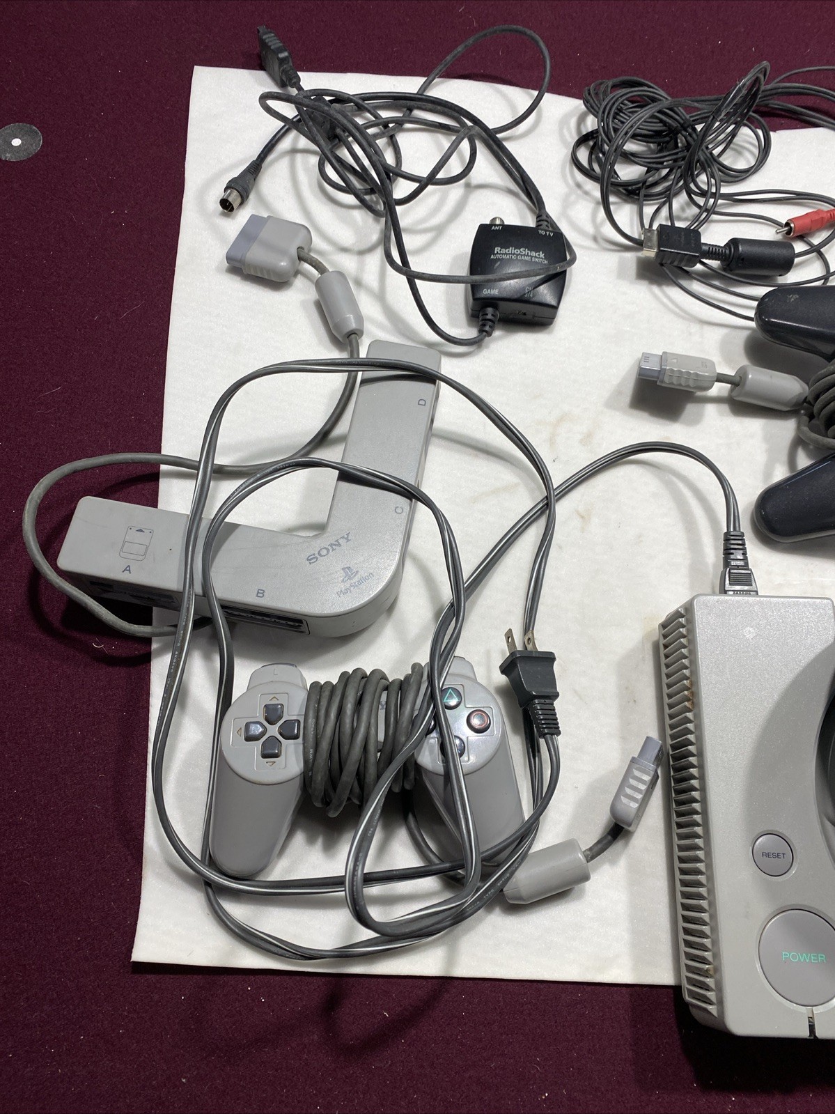 Sony PlayStation 1 PS1 Original Console System Bundle – Tested and Works