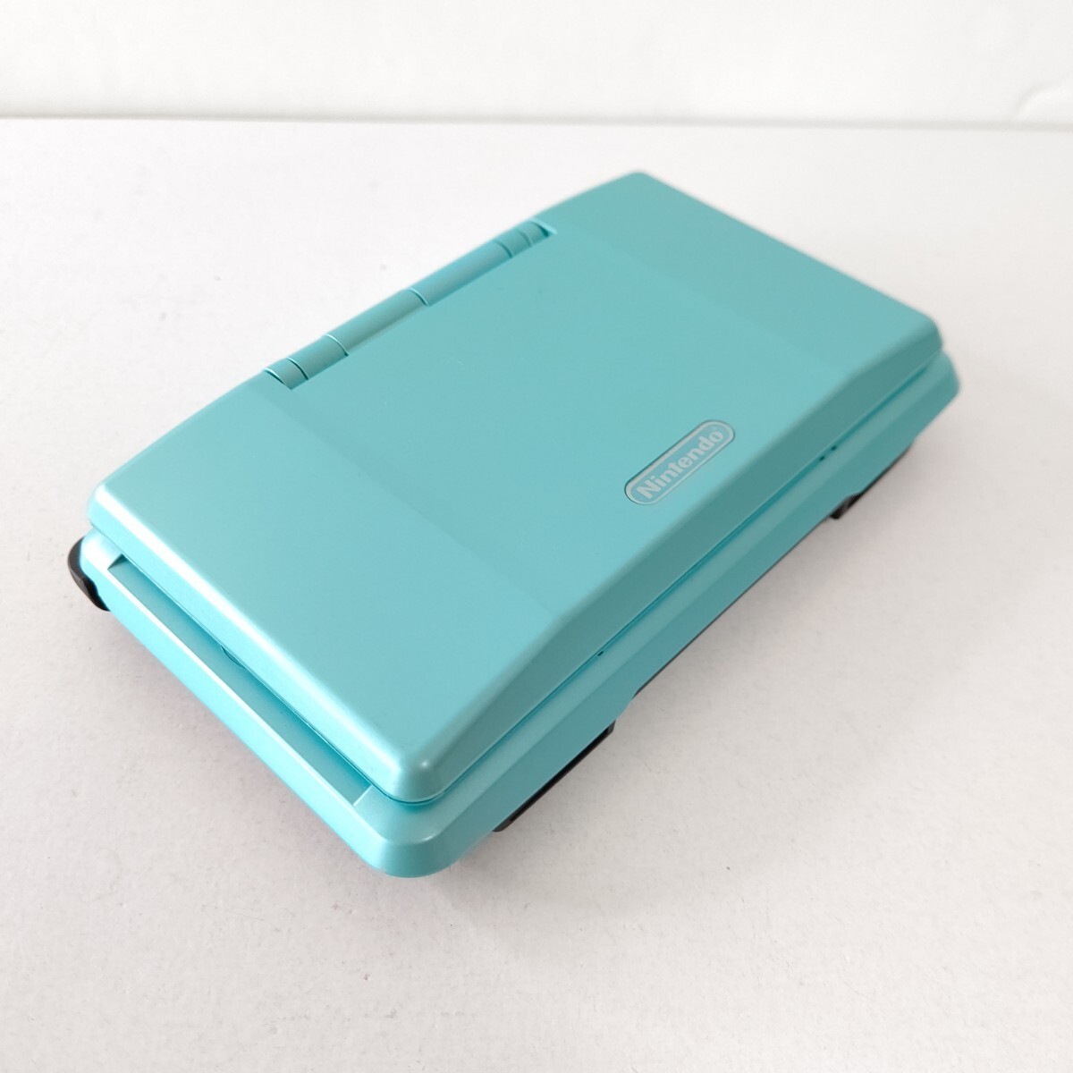 Nintendo DS Turquoise Blue Handheld Console with Charger & Touch Pen
