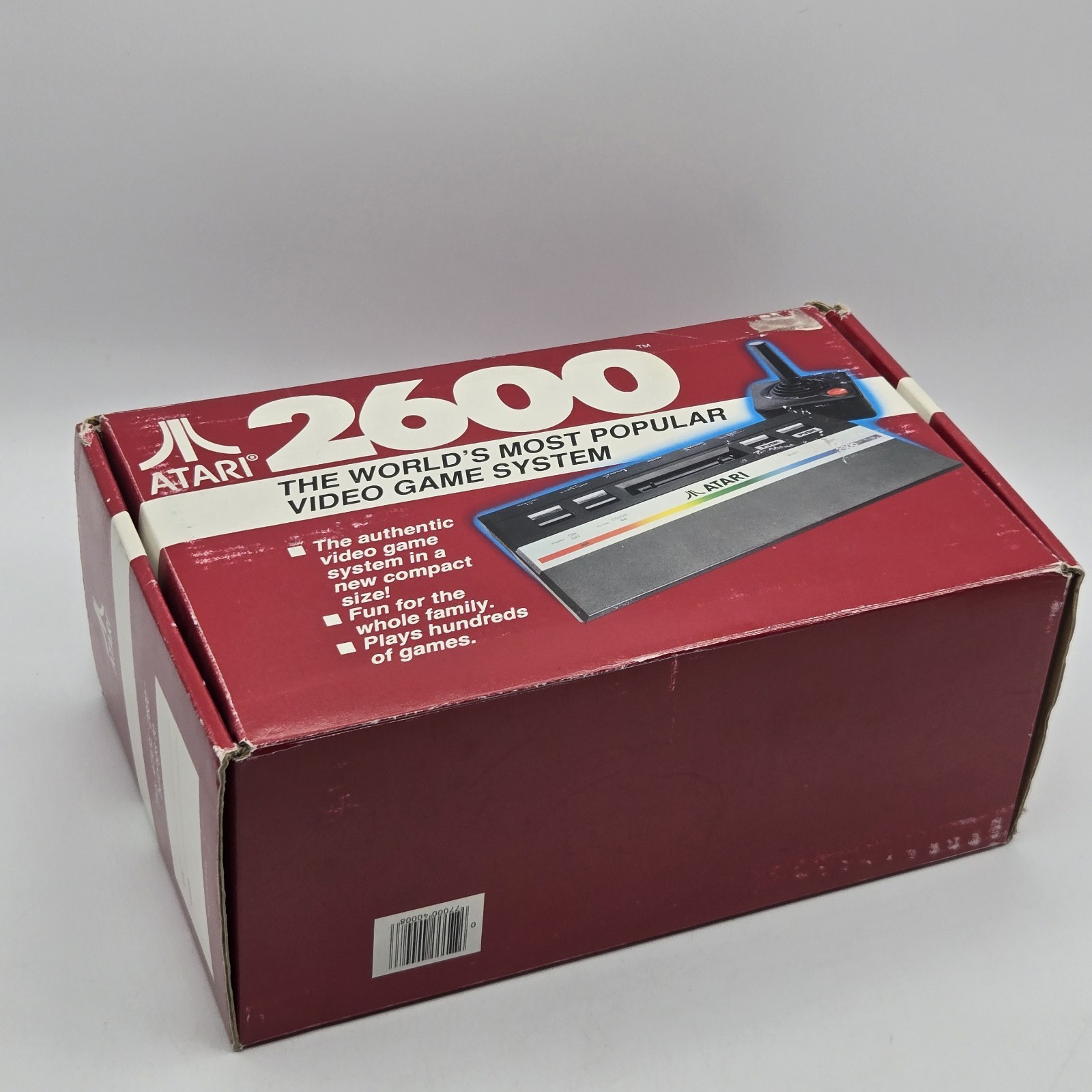 Atari 2600 Jr. Console BOX ONLY with manual and registration card 1987