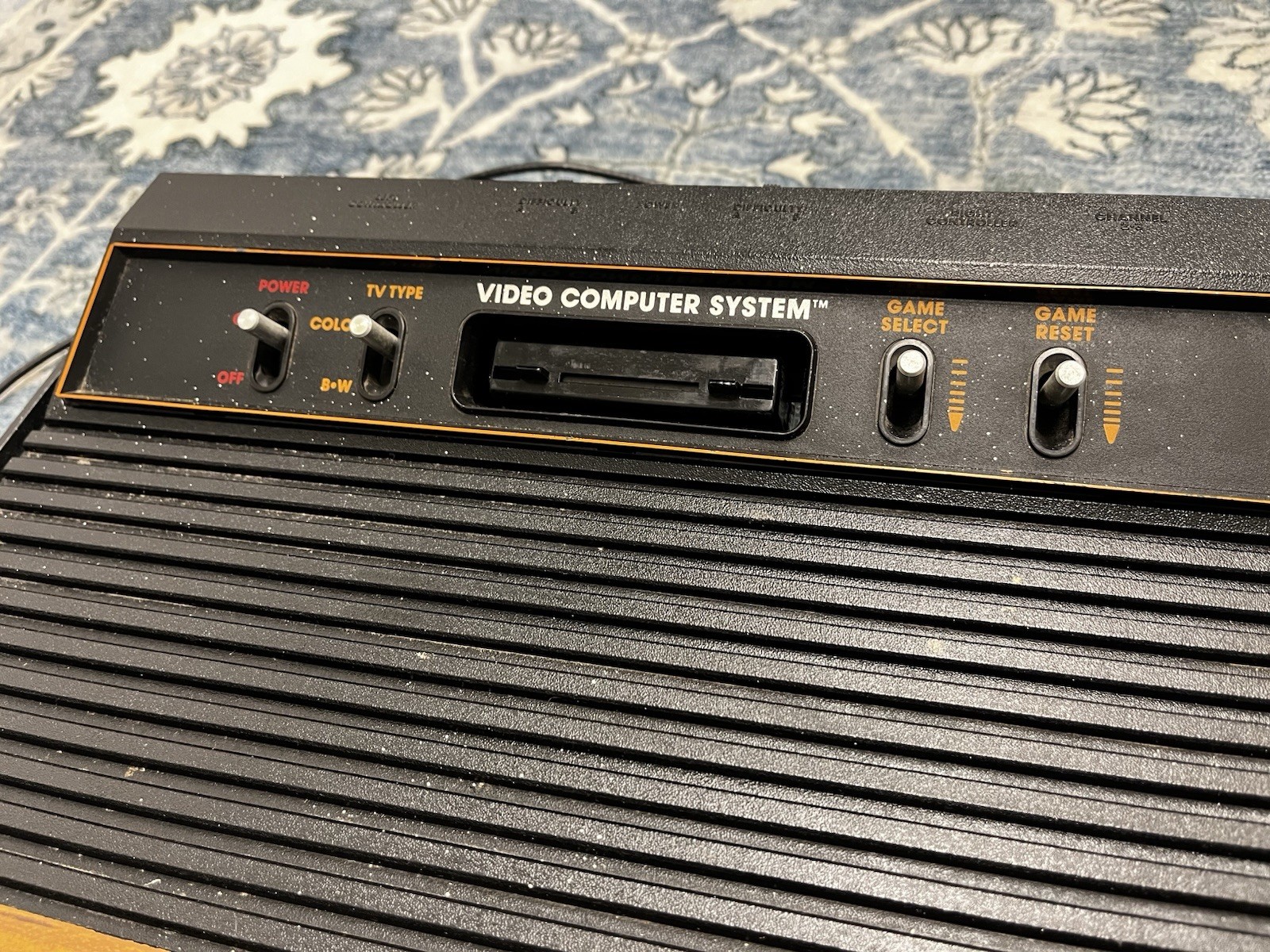Vintage Atari CX- 2600 Video Game Console Lot With Games 12 games