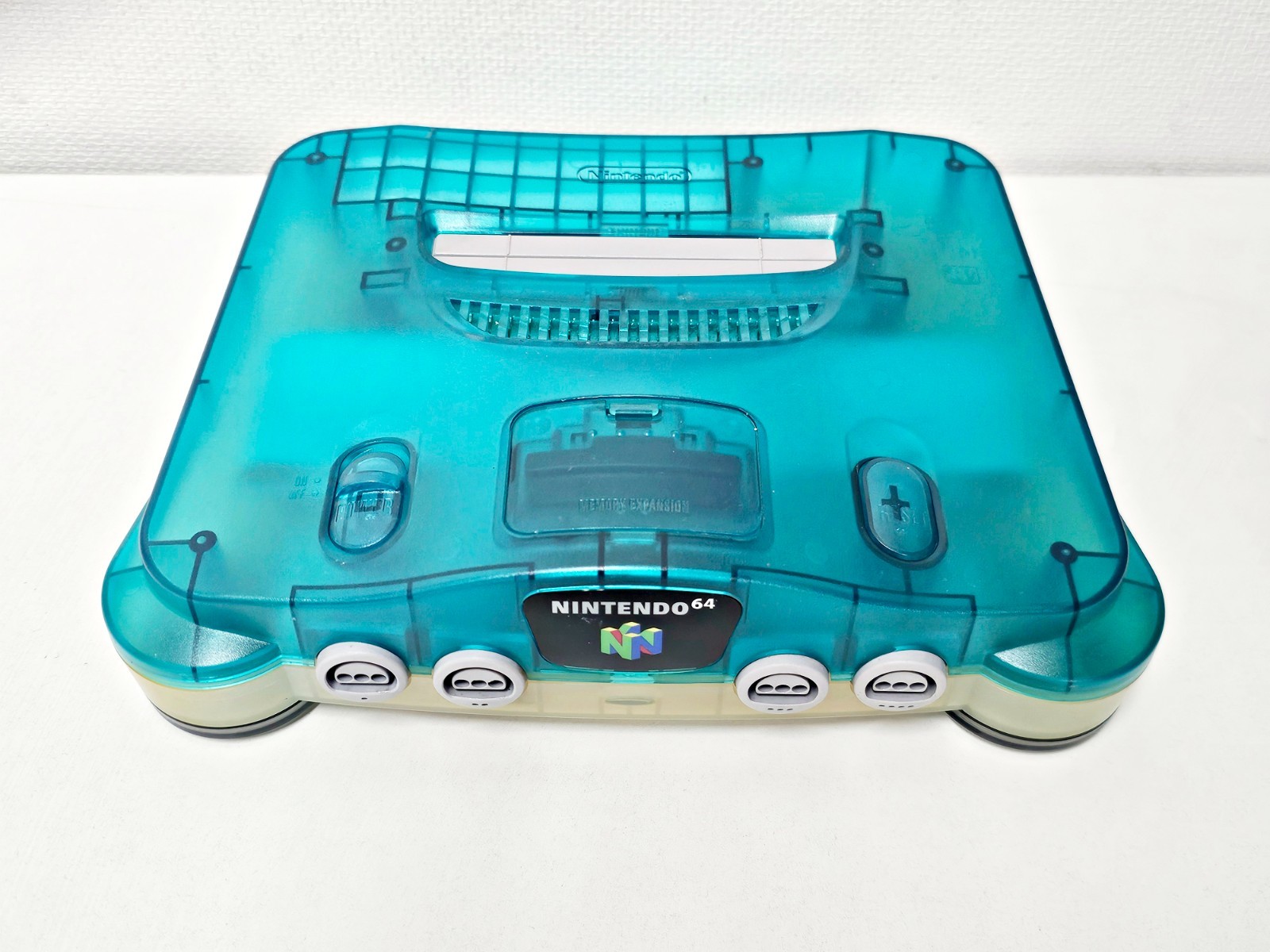 Nintendo 64 Console Clear Blue White 487 1 week to USA
