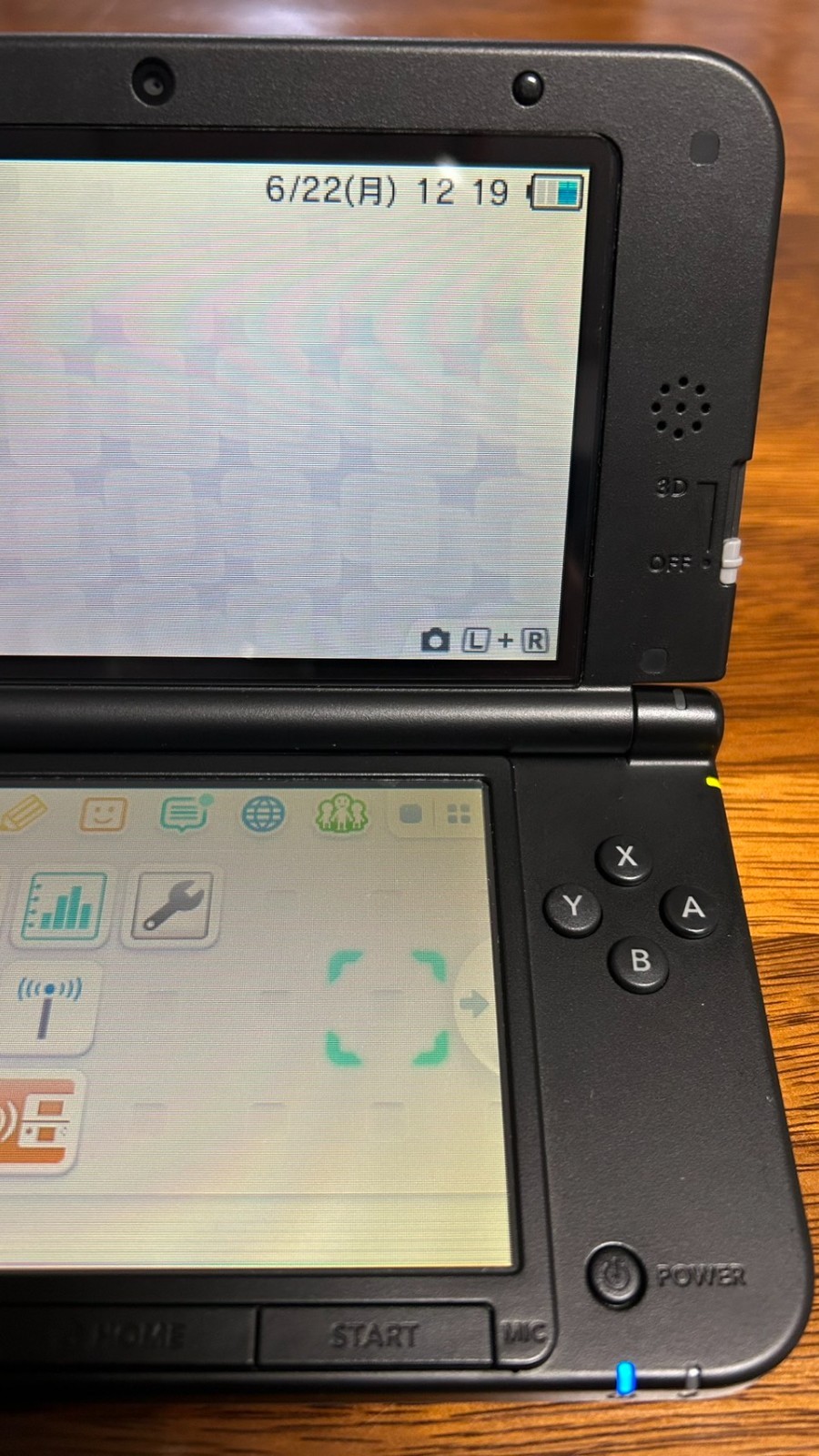 3DS LL XL blue black Japan Nintendo Console Japanese