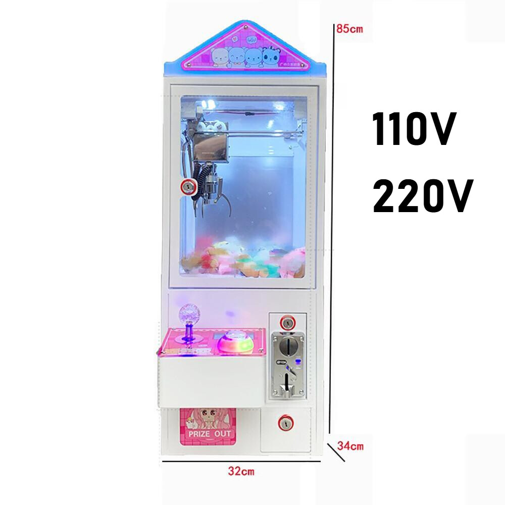Mall Claw Crane Machine Candy Toy Doll Grabber Catcher Clip Carnival Charge Play