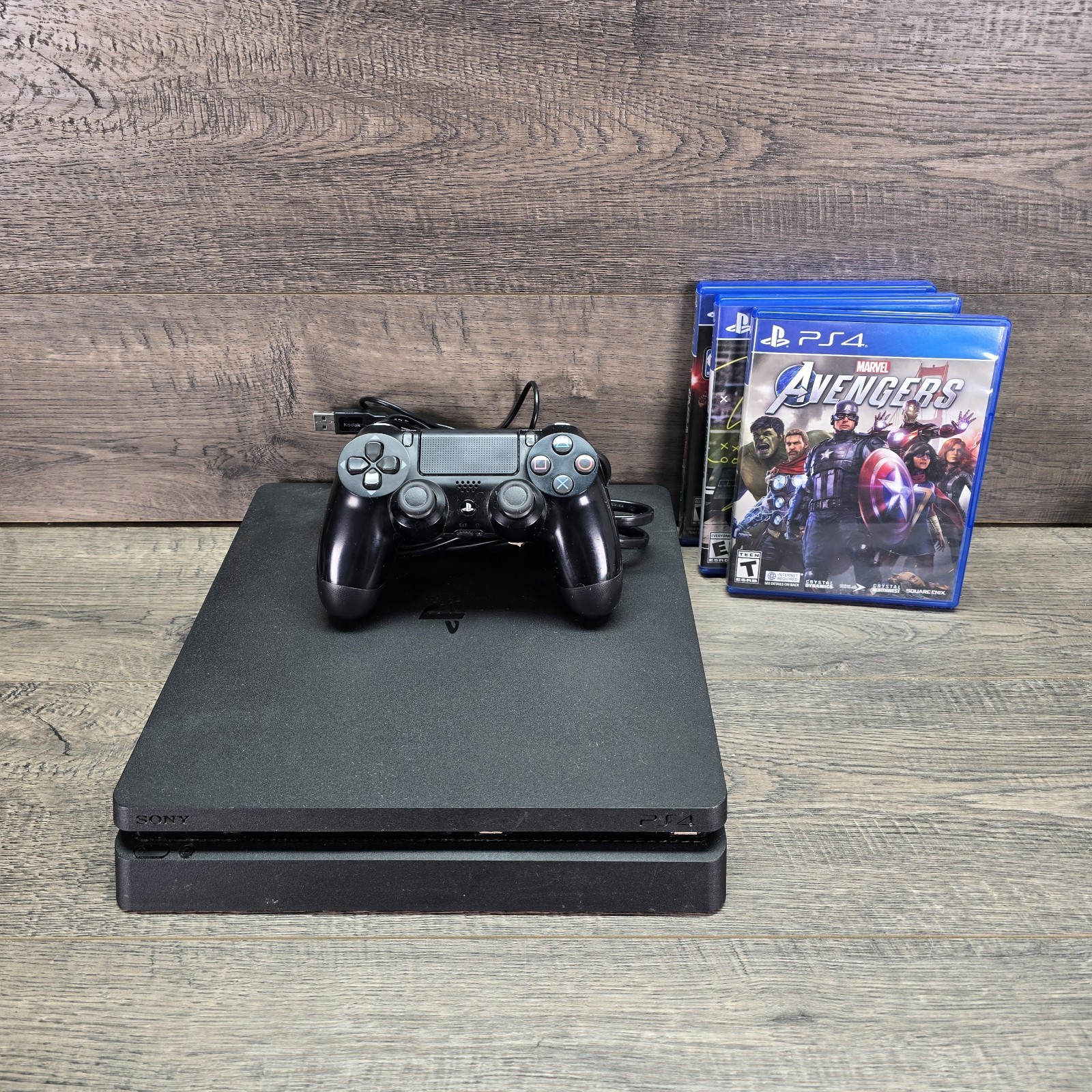 Sony PlayStation 4 Slim 500 GB PS4 Console Controller, Cords & Games – Tested