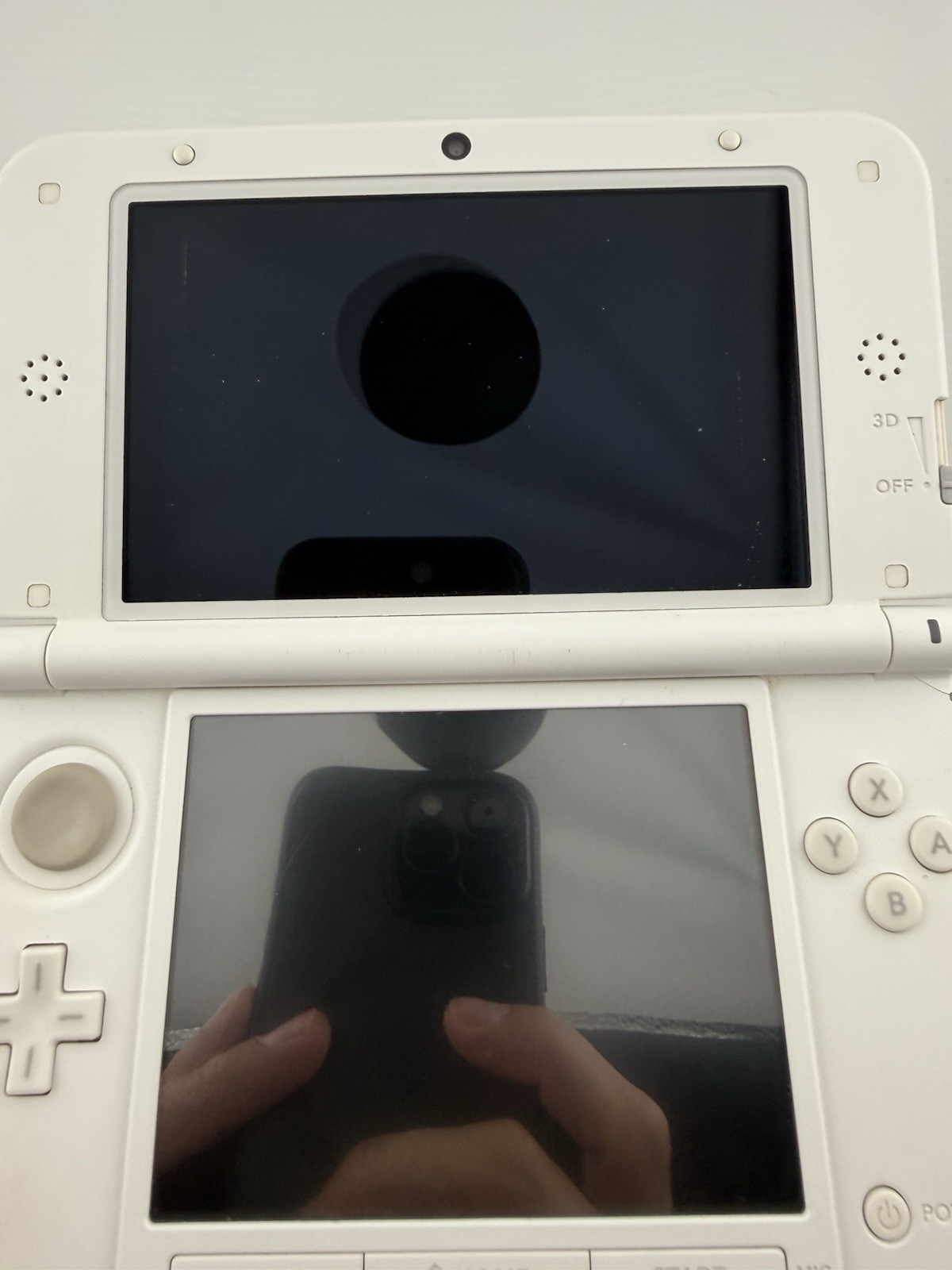 Nintendo 3DS XL LL Pearl White Excellent Condition Region Free