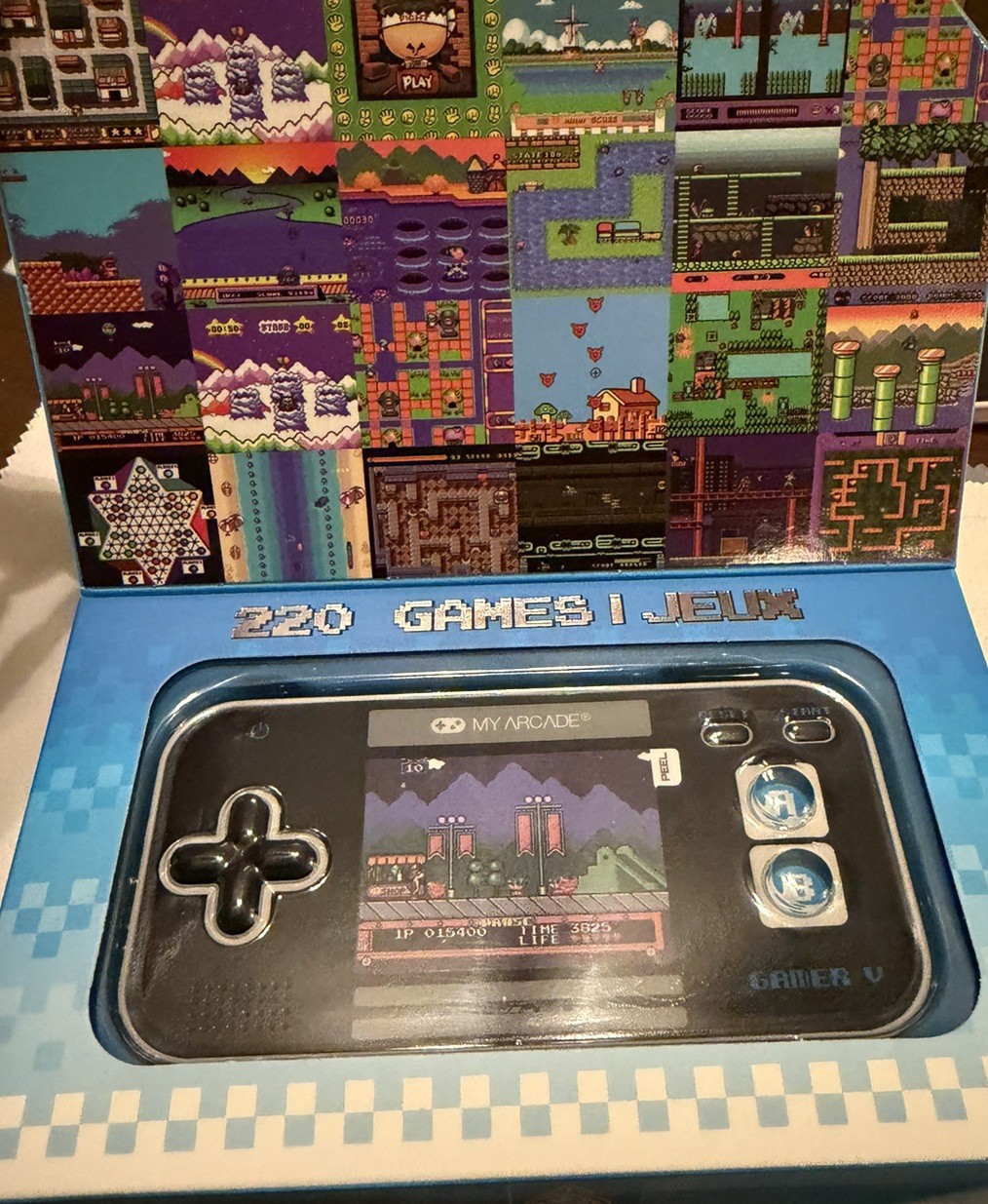 My Arcade Pocket Player Portable Gaming System 220 Retro Games NEW IN BOX