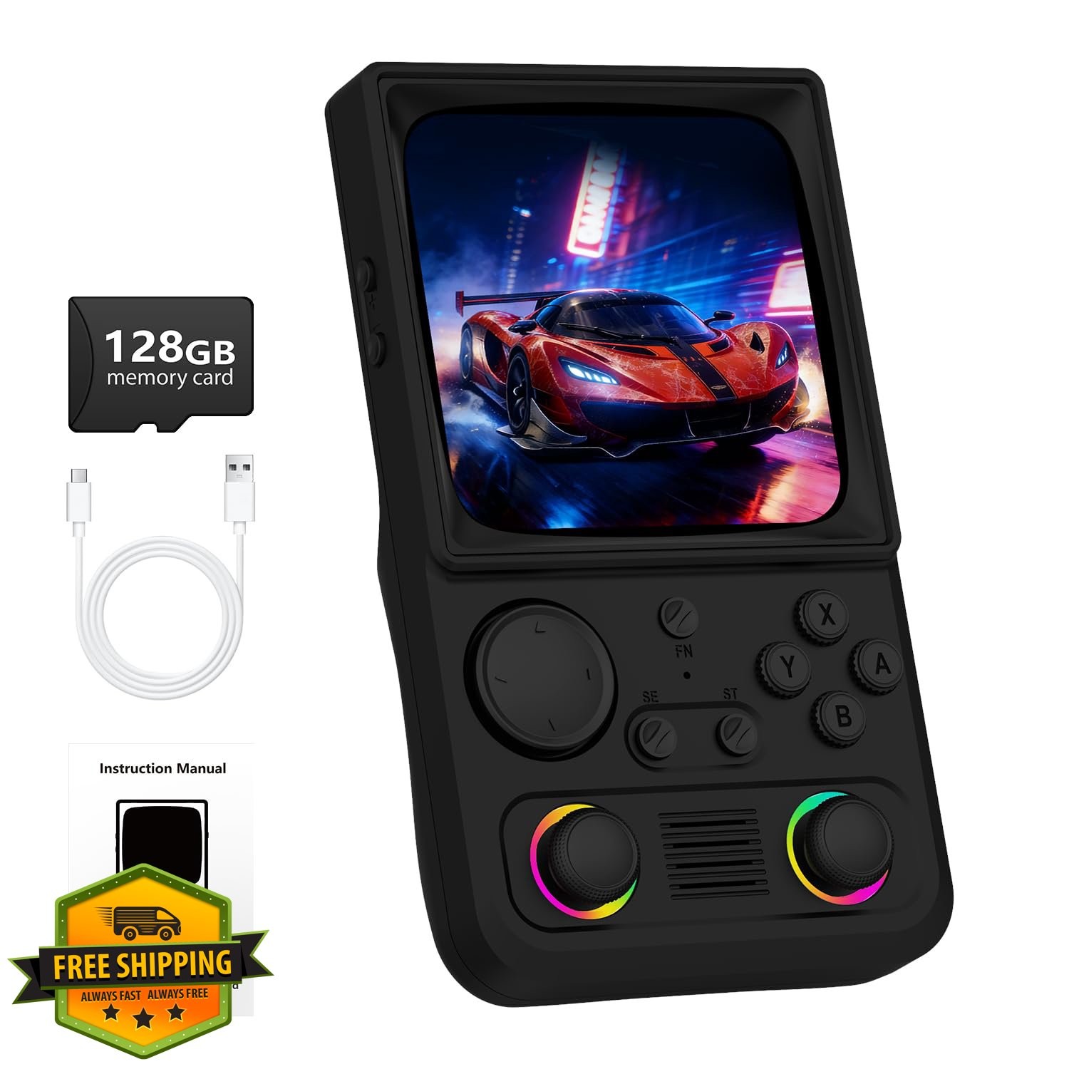 R36TMAX Retro Handheld Game Console 64GB 18000 Games
