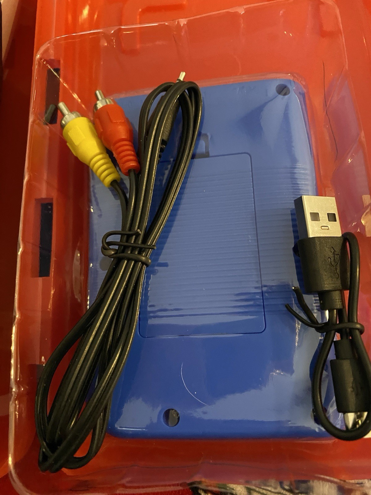 Gamebox Game Box Plus Blue Handheld System USB-A RCA Support External Gamepad