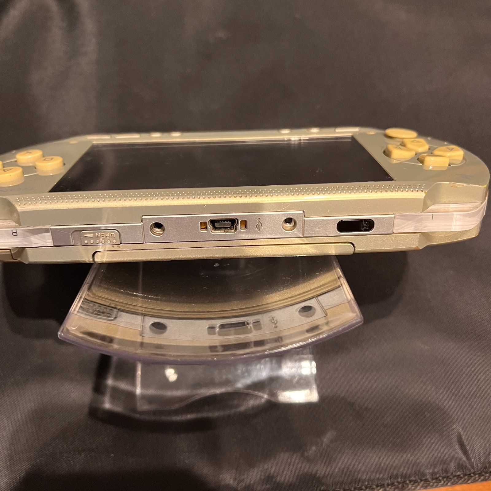 SONY PSP-1000 Gold Console Only – Tested & Working – RANK-B