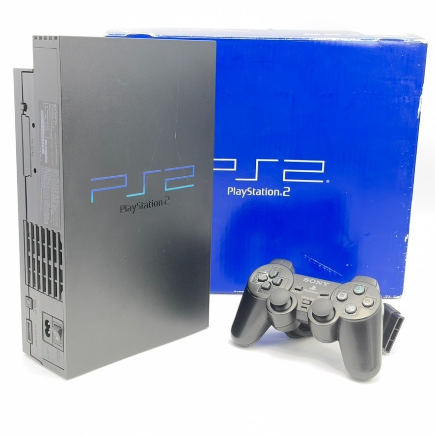 SONY PlayStation 2 PS2 SCPH-15000 Black Console Launch Edition Japanese NTSC-J