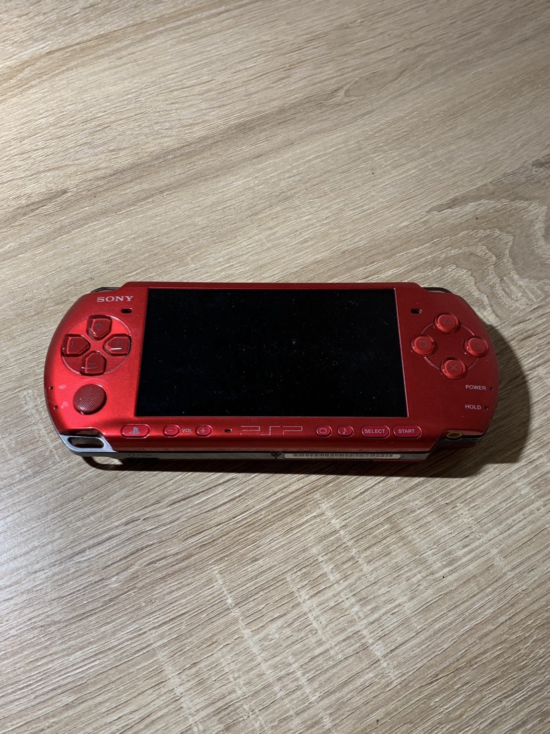 1487 Sony PSP 3000 Radiant Red Console Junk For Parts