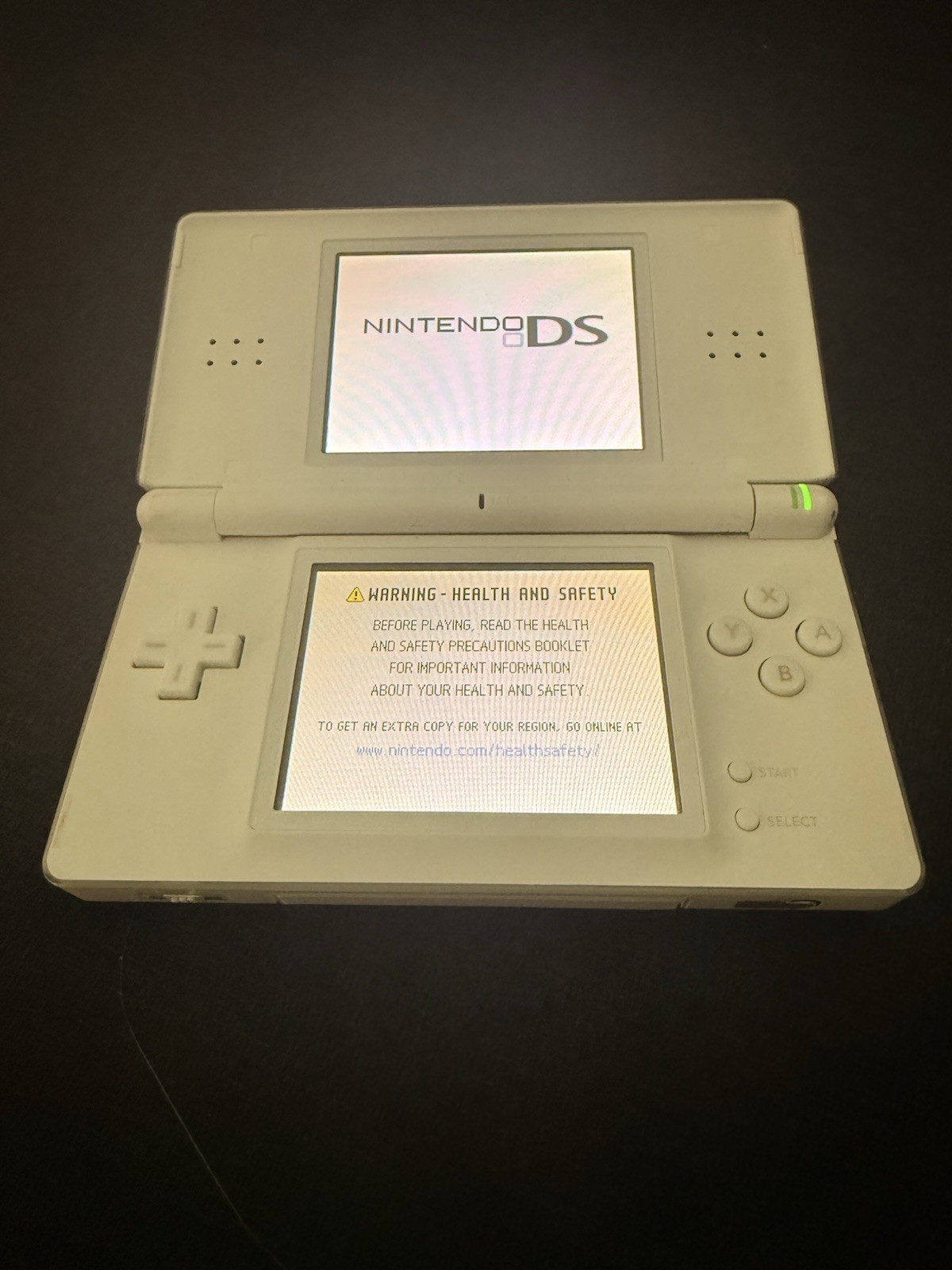 Nintendo DS Lite Polar White Handheld Console System USG-001 With Games*^*^
