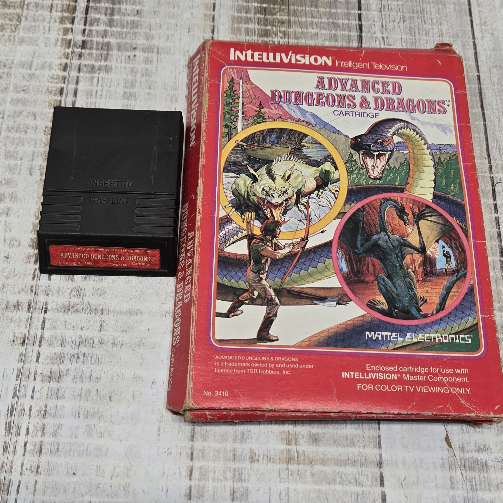 Intellivision Game Console – w/ 11 Games – Mattel 1979