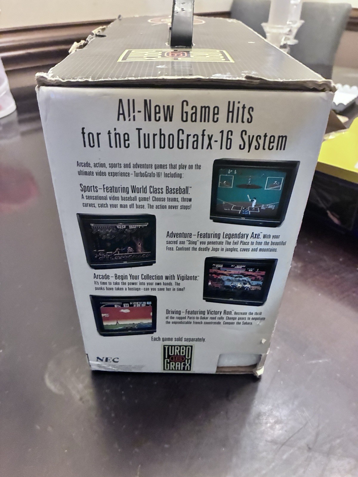 TurboGrafx-16 Home Console – Black Complete