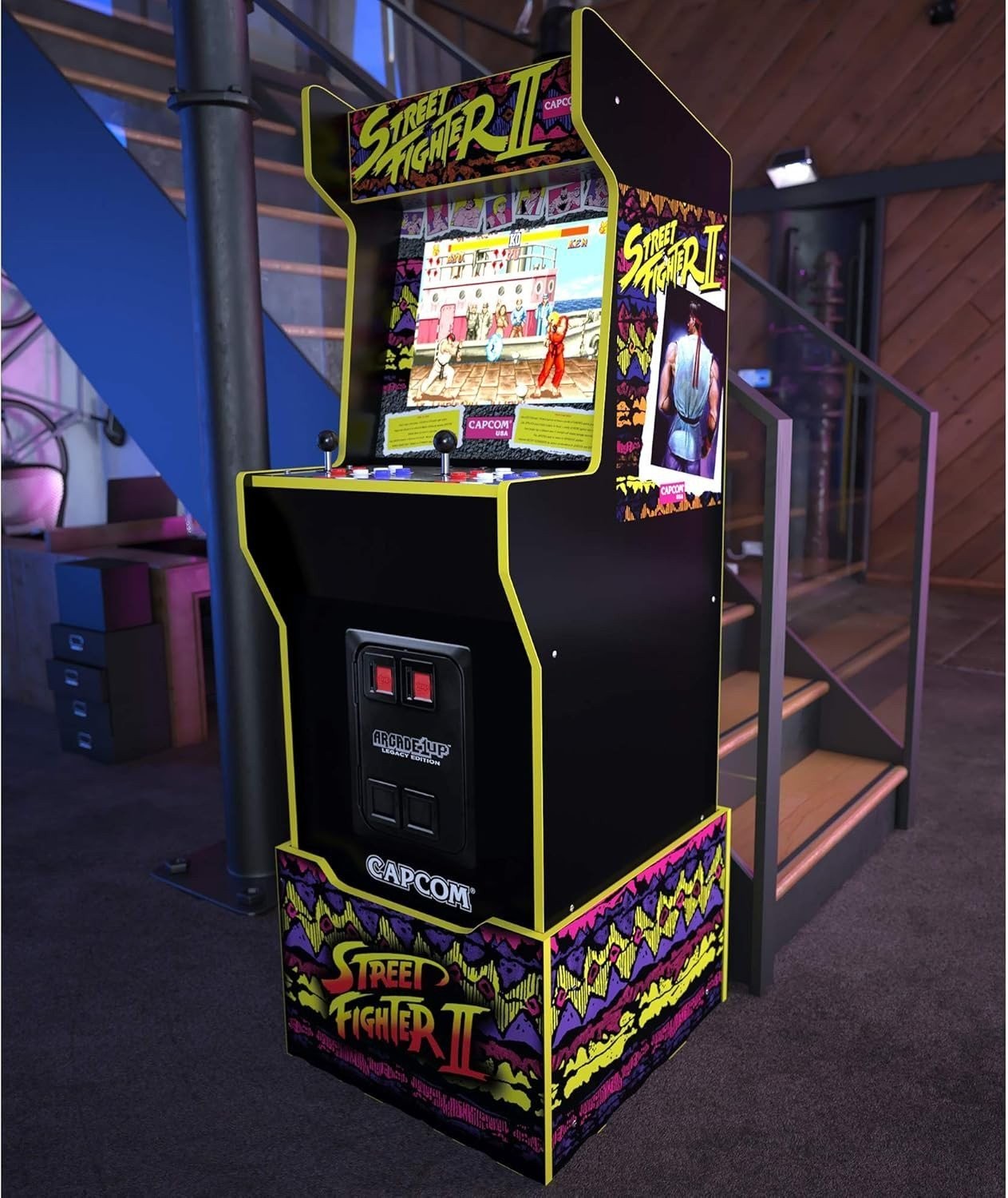 Arcade1Up Capcom Legacy Edition Arcade Cabinet 12-in-1 with Riser