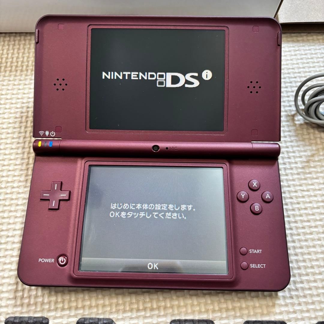 Nintendo DSi LL Wine Red Console Tested Working Region Free Boxed Complete