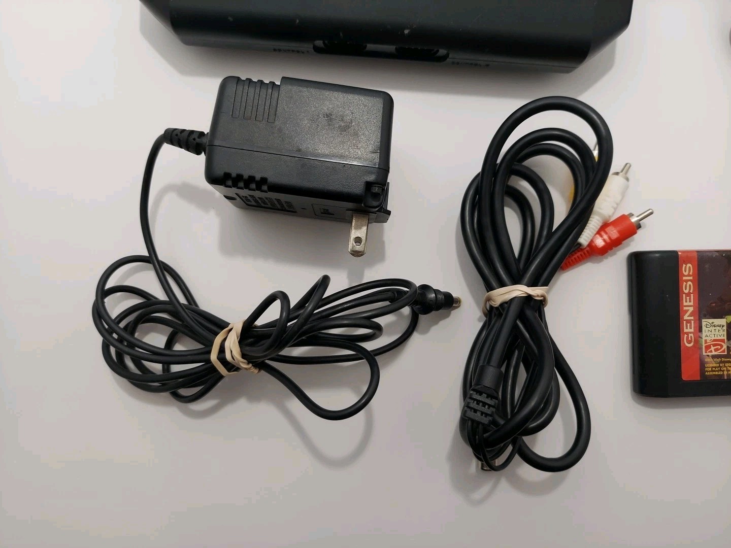 Sega Genesis Model 2 Console System Bundle Cords, Oem Controller, And Game Works