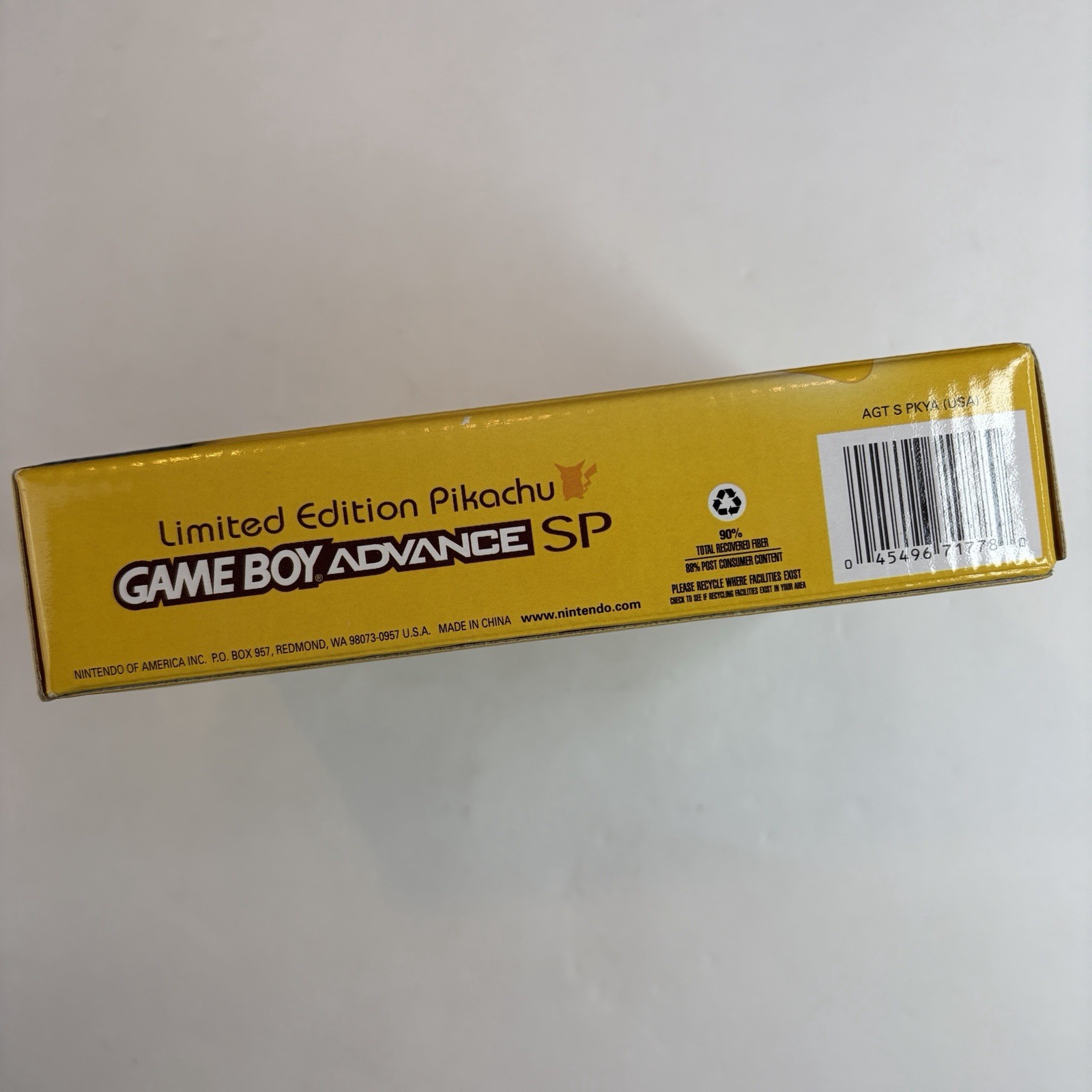 SEALED BRAND NEW Nintendo Game Boy Advance SP Limited Pikachu Edition Toys R US