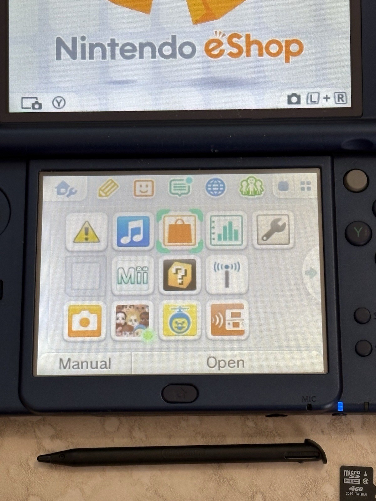 New Nintendo 3DS LL XL Metallic Blue Region Free USA Seller Very Good Condition