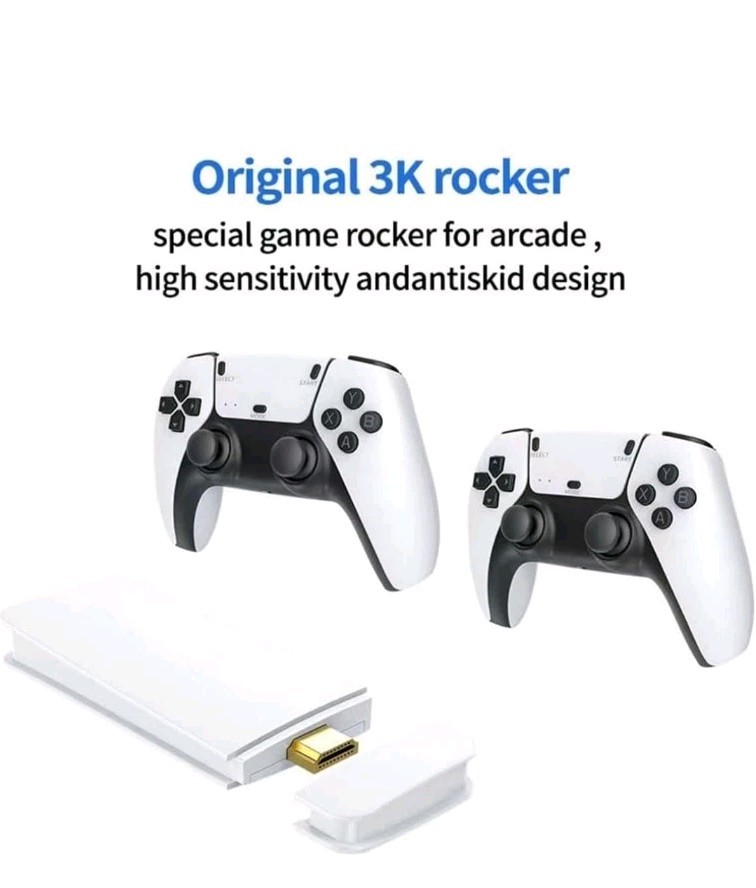 M15 Pro Console 2.4G Dual Wireless Controller Game Stick 4K Game