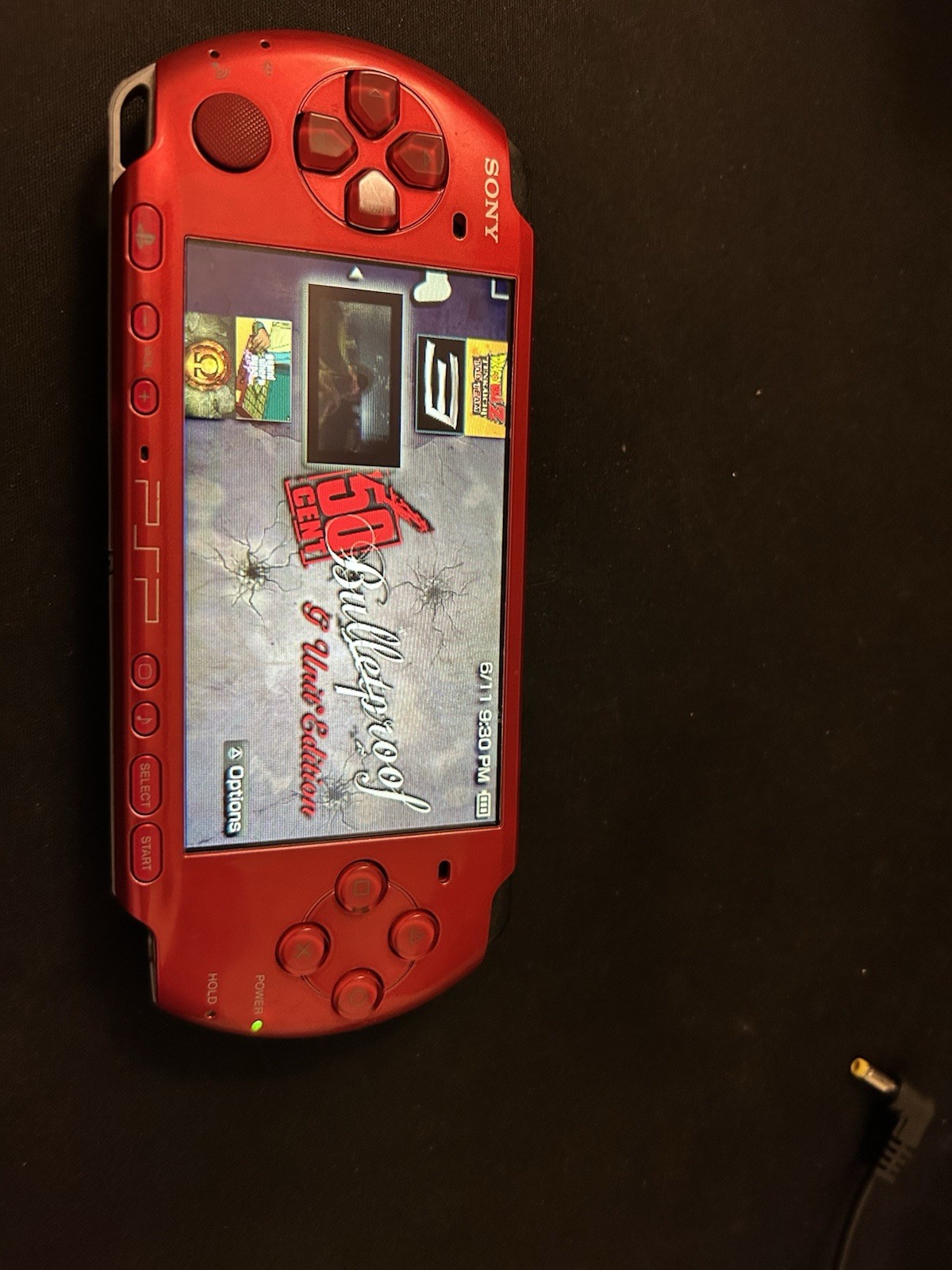 Sony PSP 3000 Red Handheld System Wi-Fi Region Free 480p (PSP-3000)