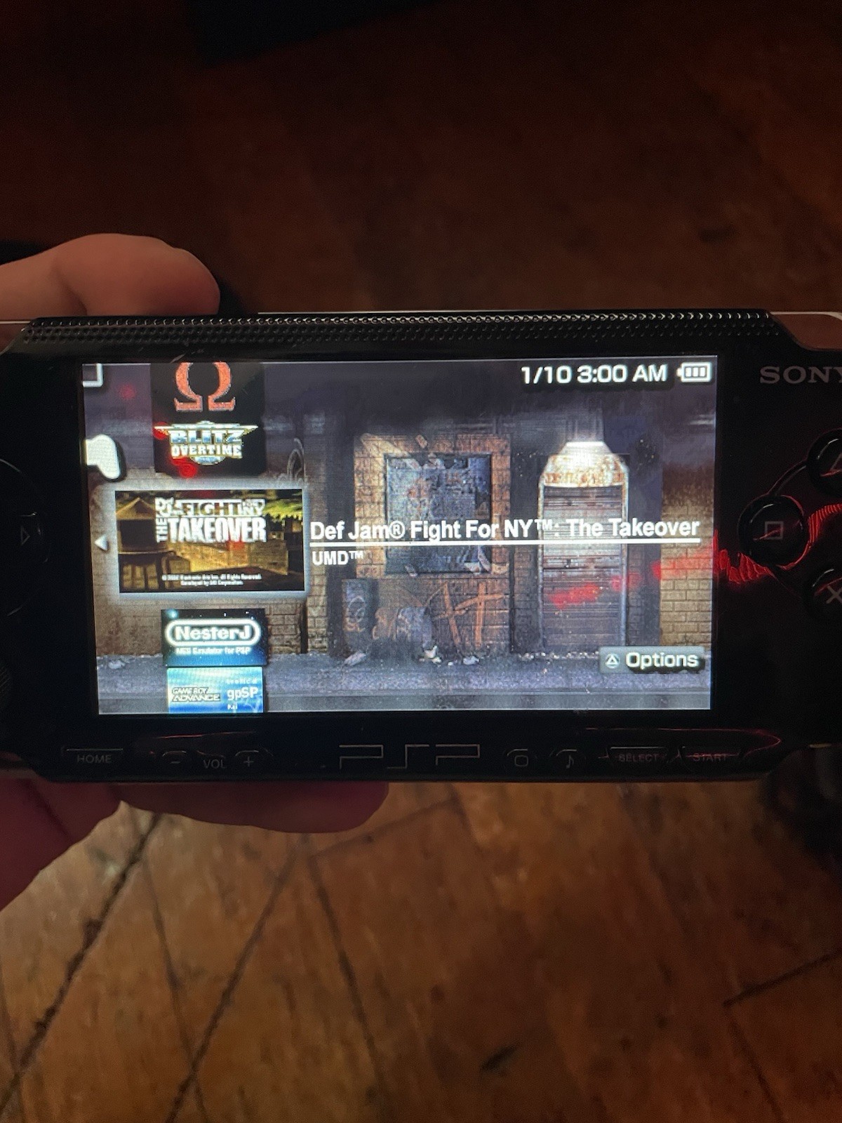 Sony PSP-1000 Handheld Console M*0*D*d*3*D custom software