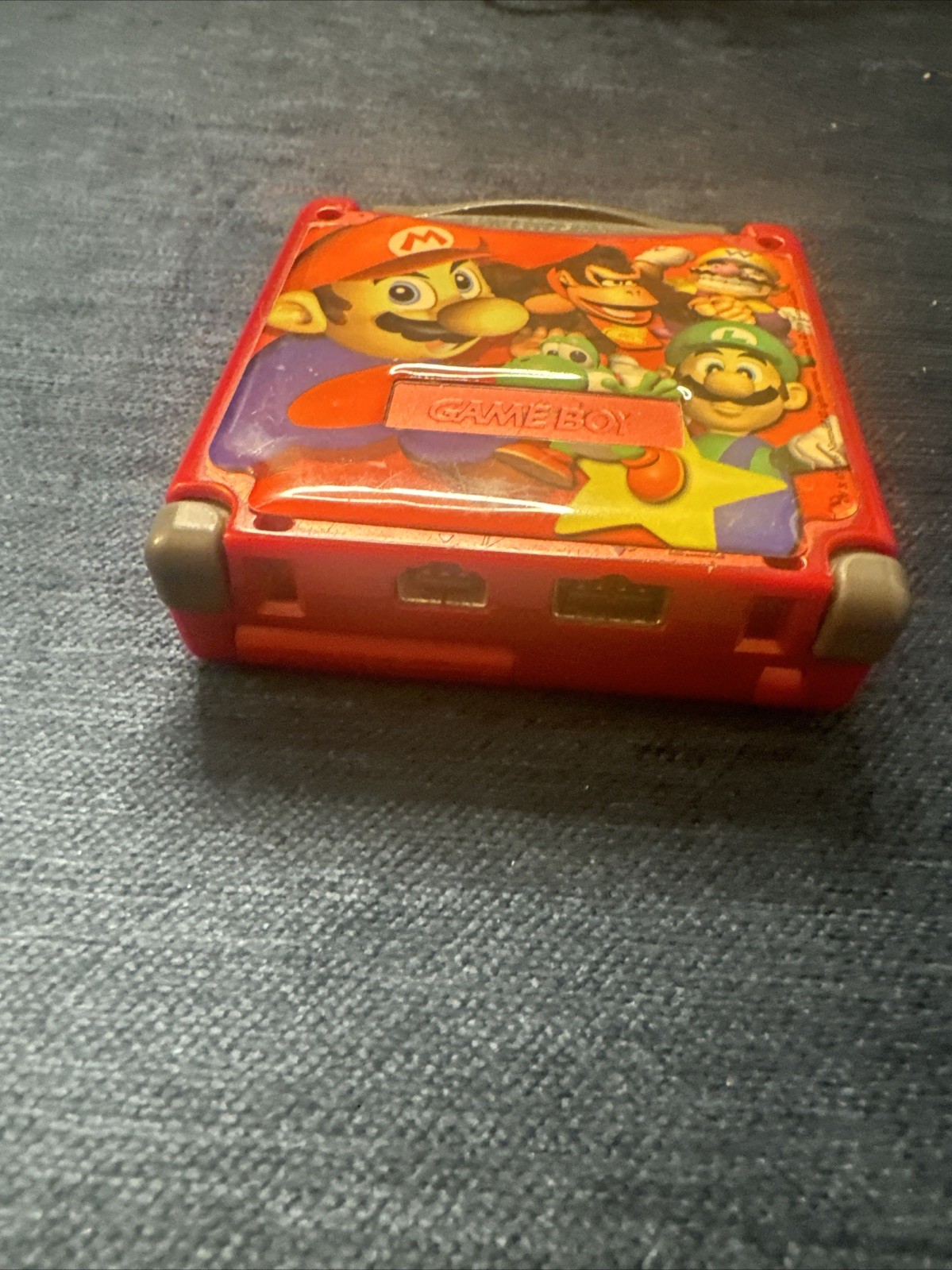 Nintendo Game Boy Advance SP Handheld System – Red, SP Mario Sticker No Volume