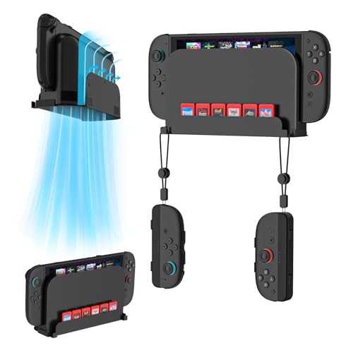 EJGAME Switch 2 Wall-Mounted Storage Stand Switch 2 Wall Storage and Display