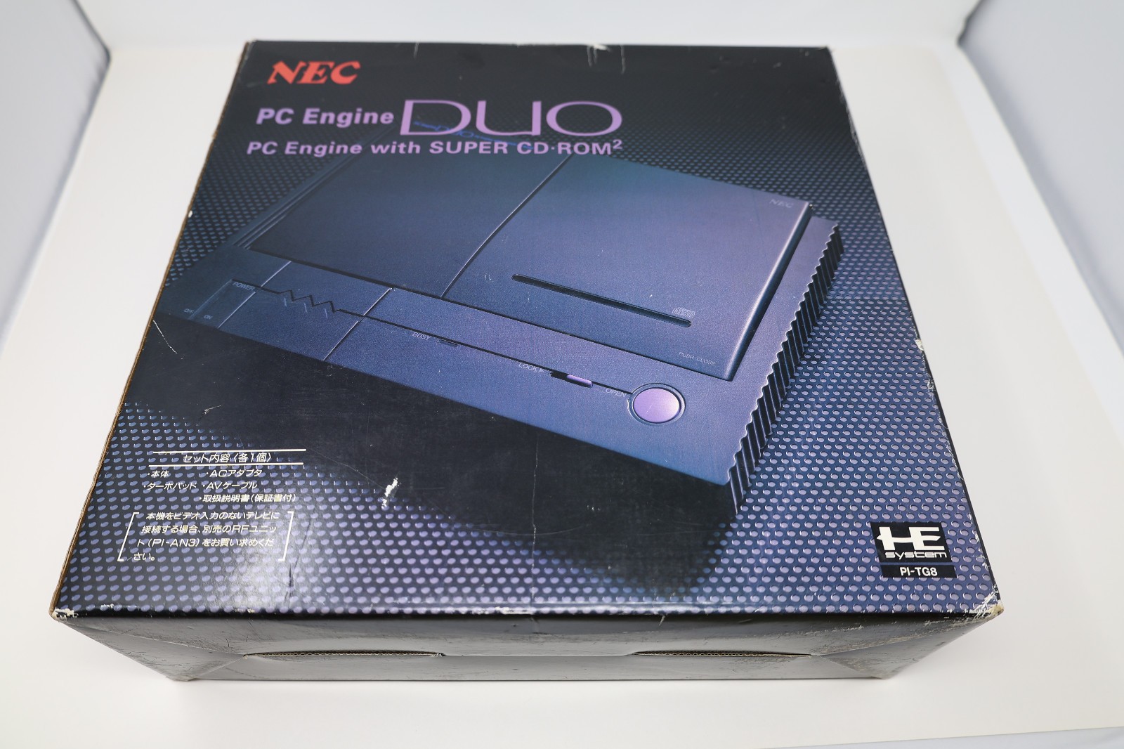 NEC PC Engine DUO Turbo Duo Console System PI-TG8 Box *US Seller* *Works*