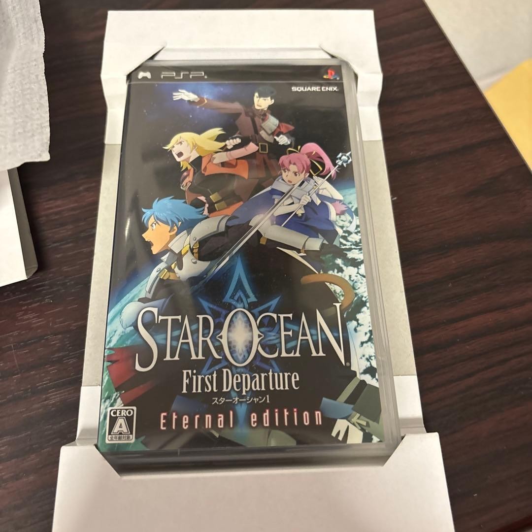 SQUARE ENIX Star Ocean 1 Eternal Edition PSP-2000 Console set Tested w/Box Used