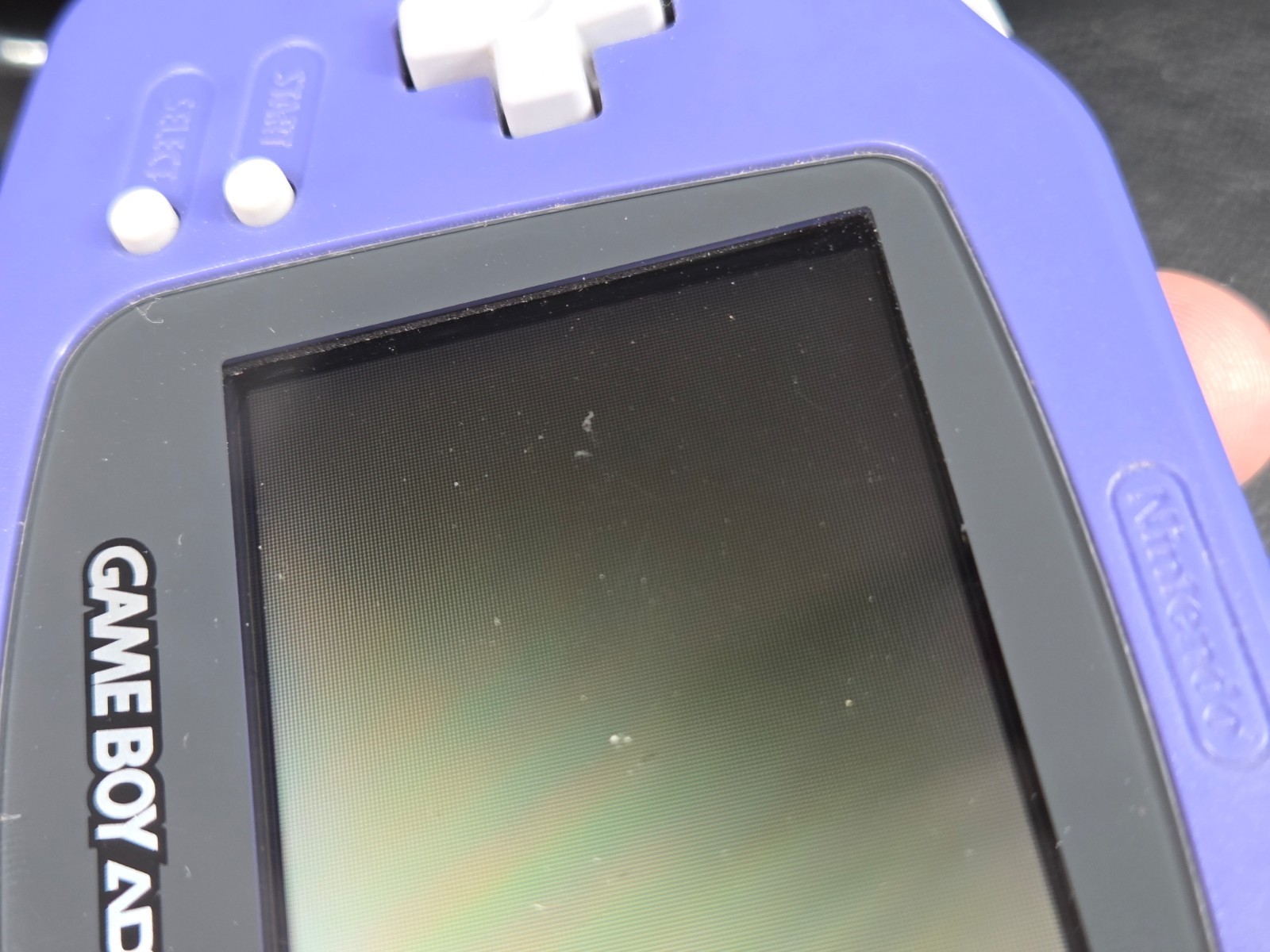 Nintendo Game Boy Advance Indigo Handheld System Console GBA AGB-001 VIDEO DEMO!