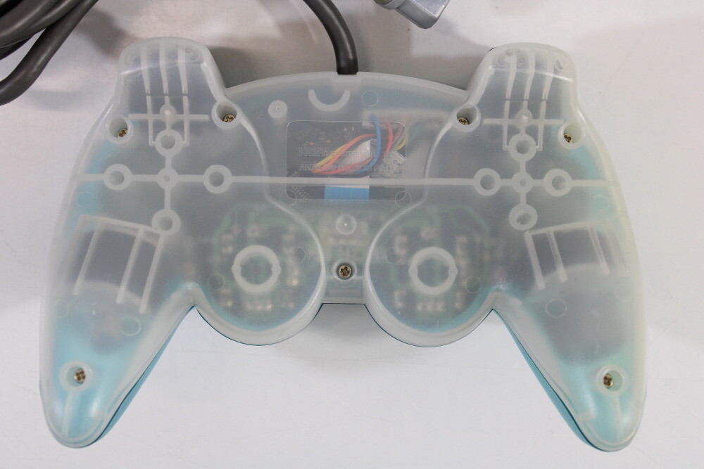 Hori Clear Blue x White Analog SIndou Pad Controller Playstation PS2 DualShock 2