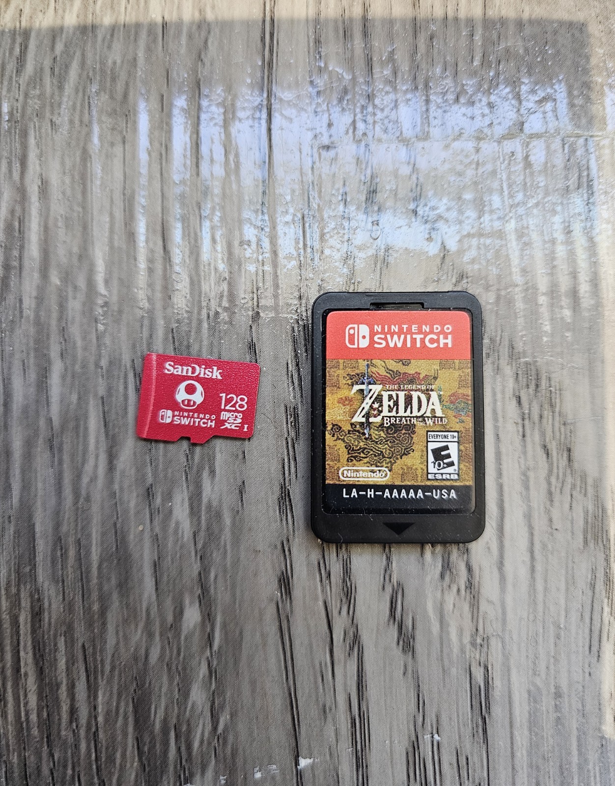 Nintendo Switch OLED white w/ Zelda BOTW, Mario Party, microSD 128GB dock + more
