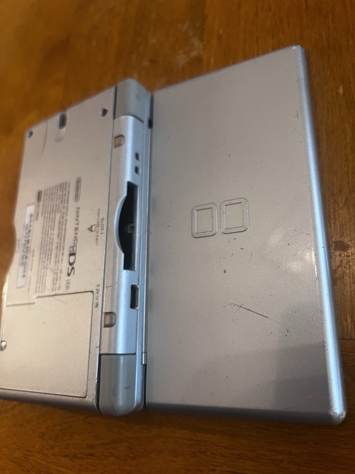 Nintendo DS Lite Silver with Action Replay and charger
