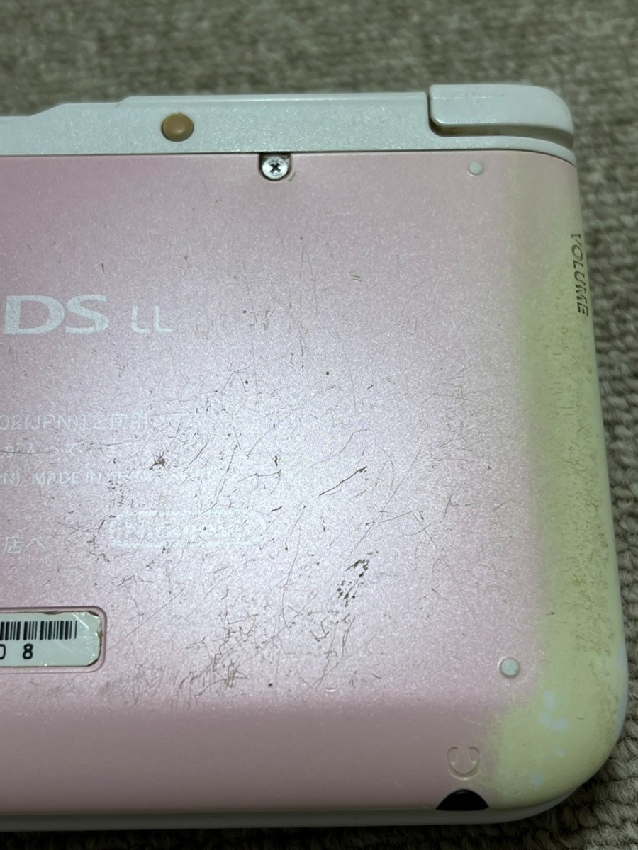 3DS LL XL pink white Japan Nintendo Console Japanese B976
