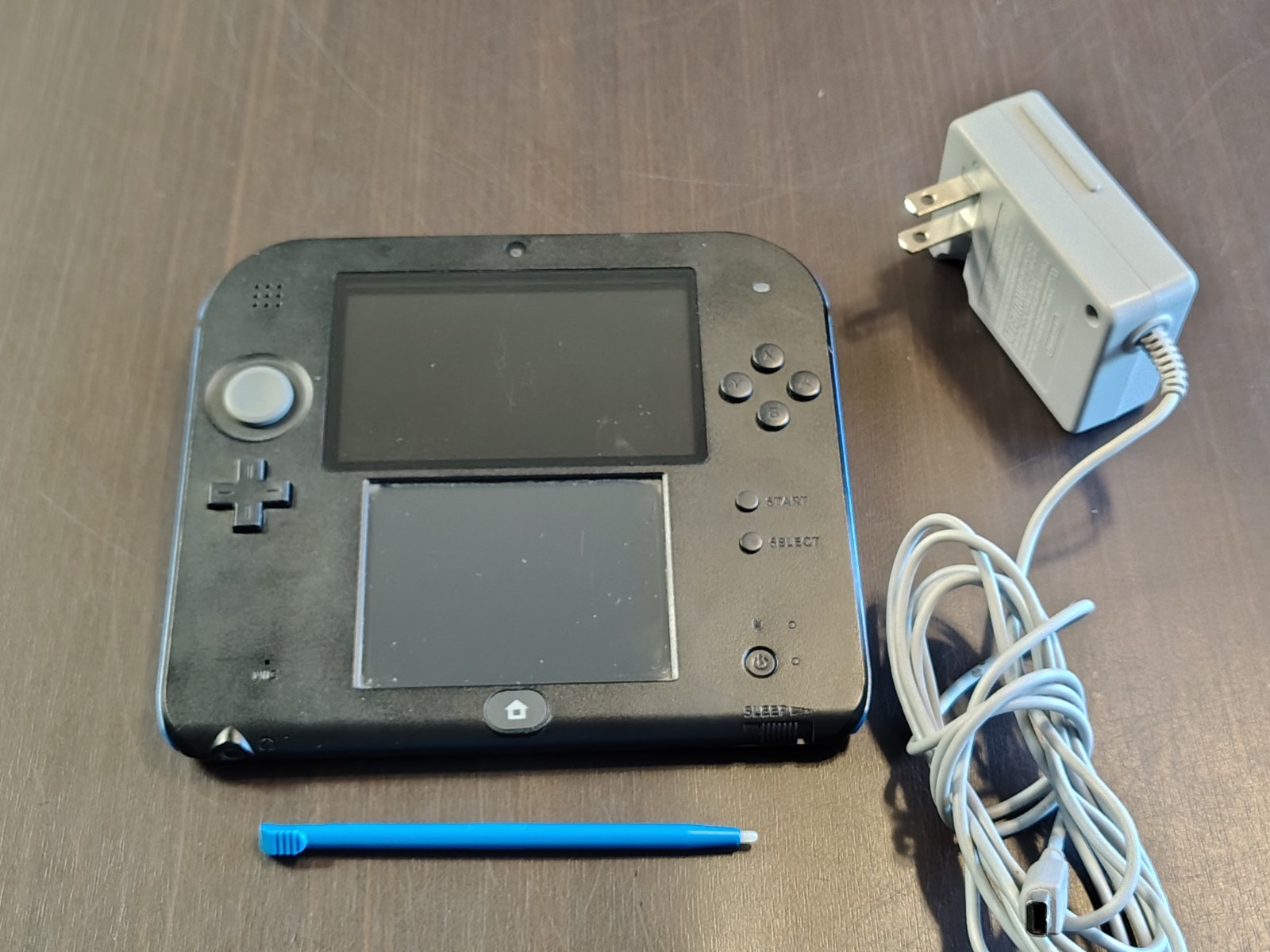 Nintendo 2DS Black/Blue Handheld System FTR-001