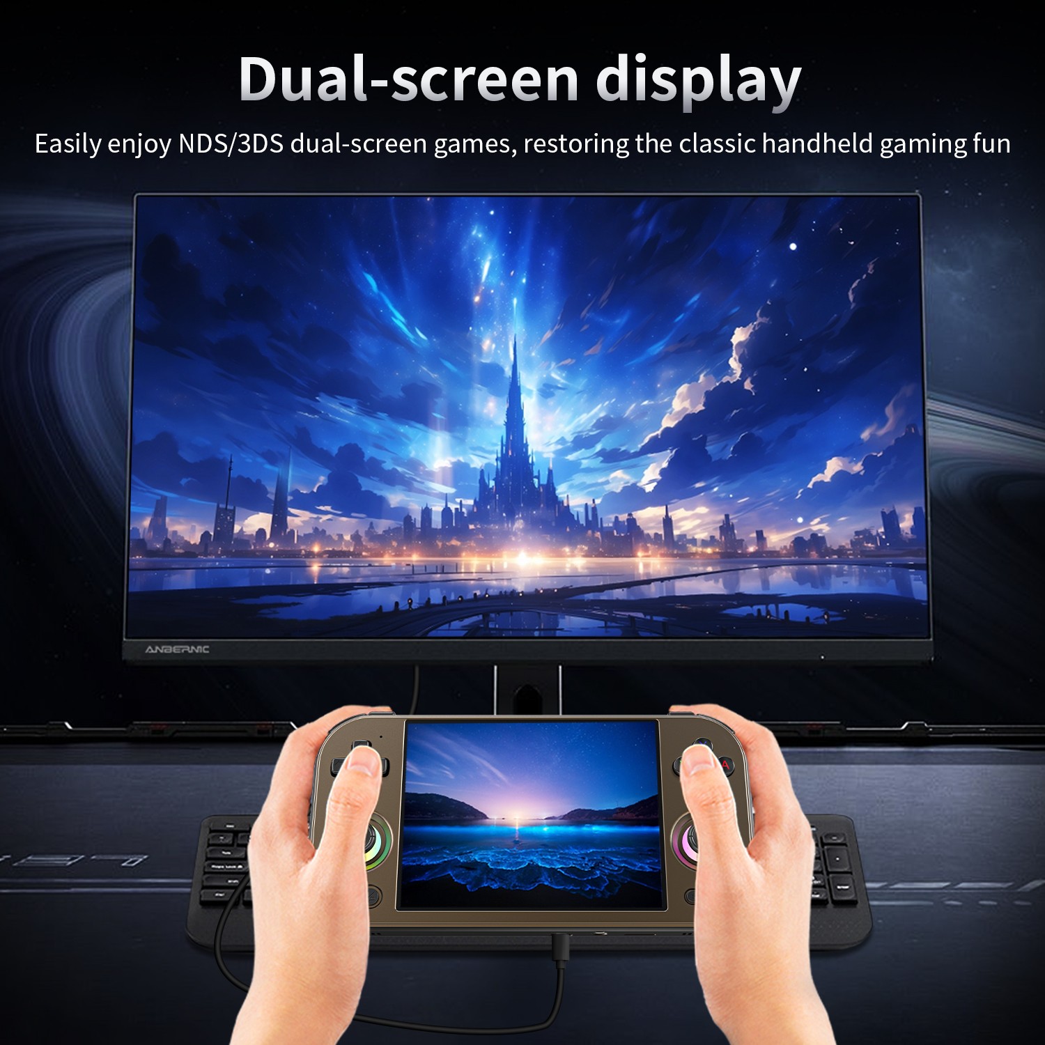 RG 477M Handheld Game Console 5300mAh Android 14 RG477M 4.7-inch