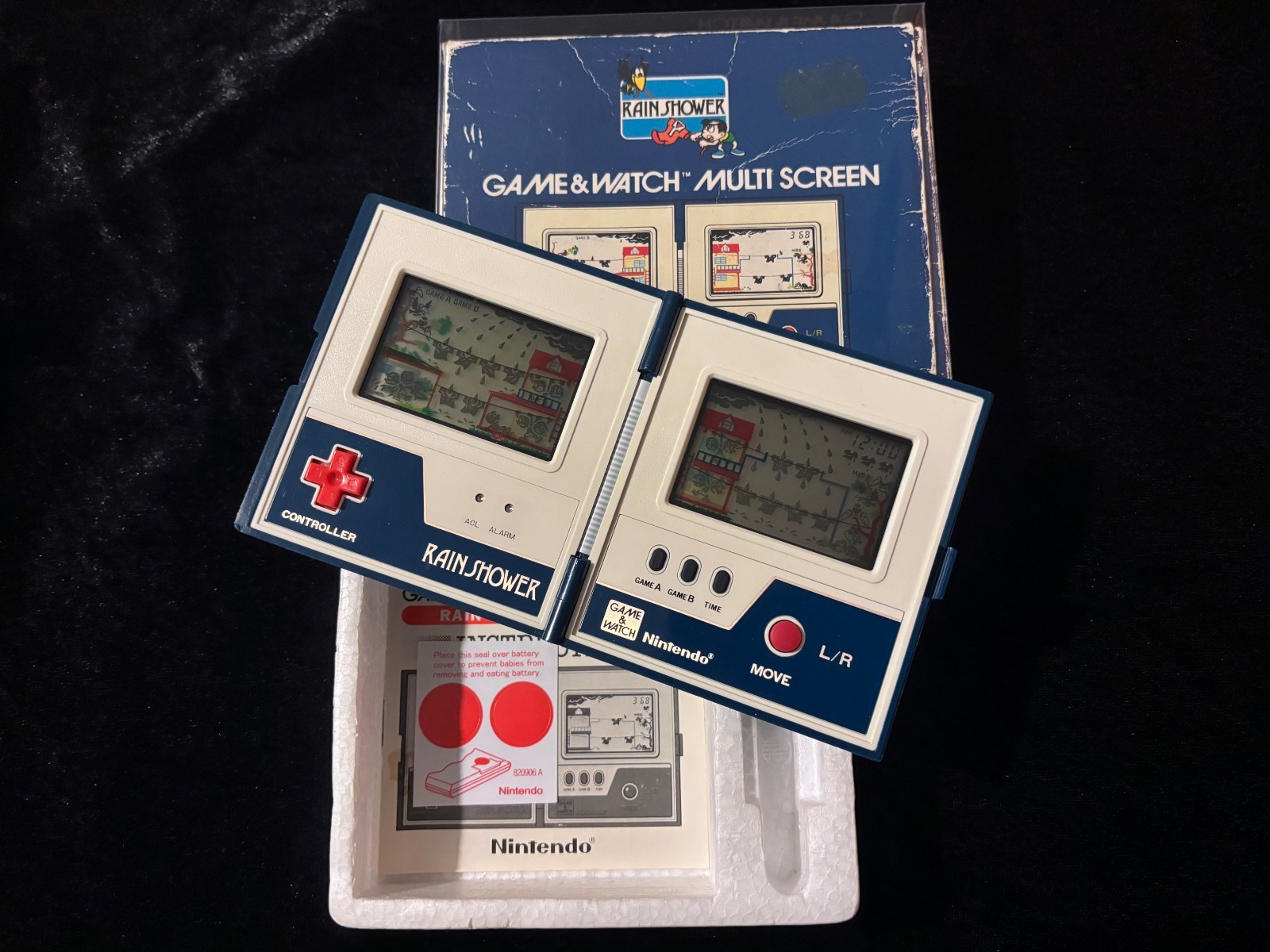 Nintendo Game&Watch RAIN SHOWER Electronic vintage classic toy video game hobby