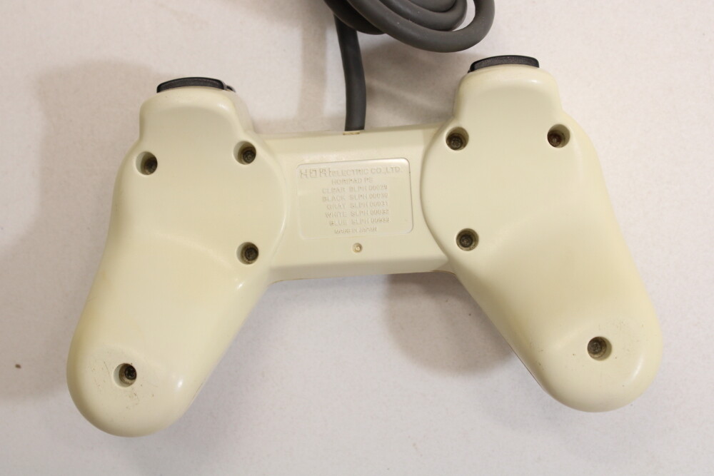 Hori White Playstation 1 Controller OEM PS1 Japan Import US Seller RARE 1PD03